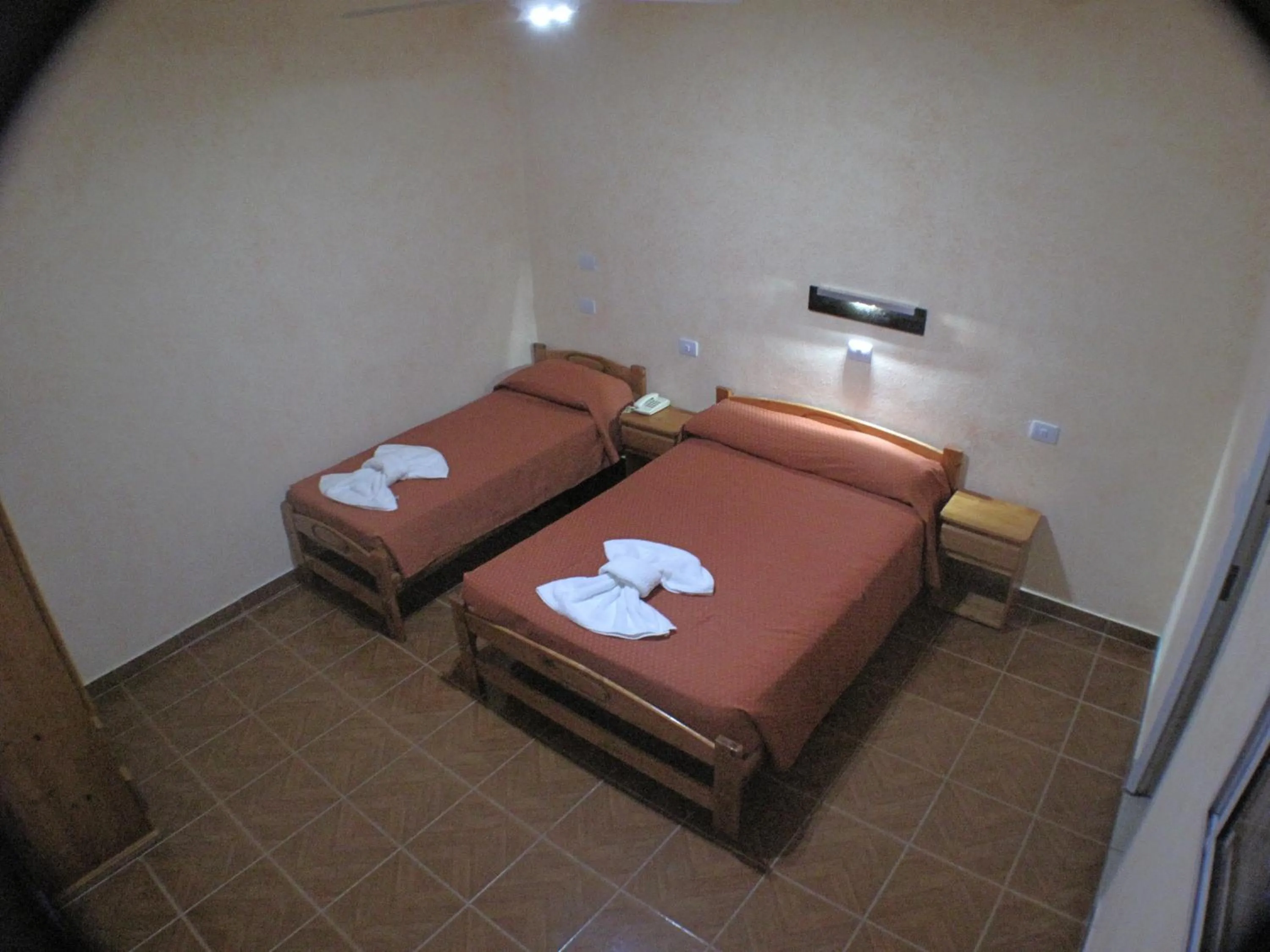 Bed in Hotel Los Cedros