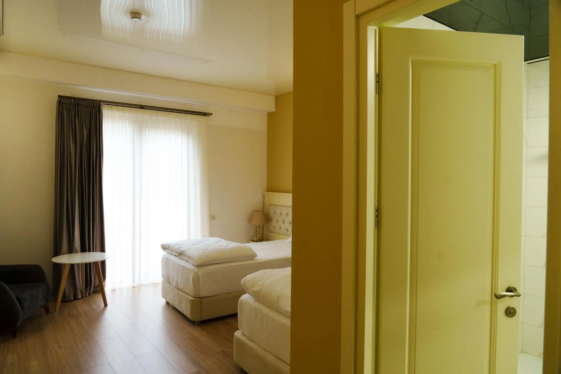 Bed in Wald Hotel Lagodekhi Rooms