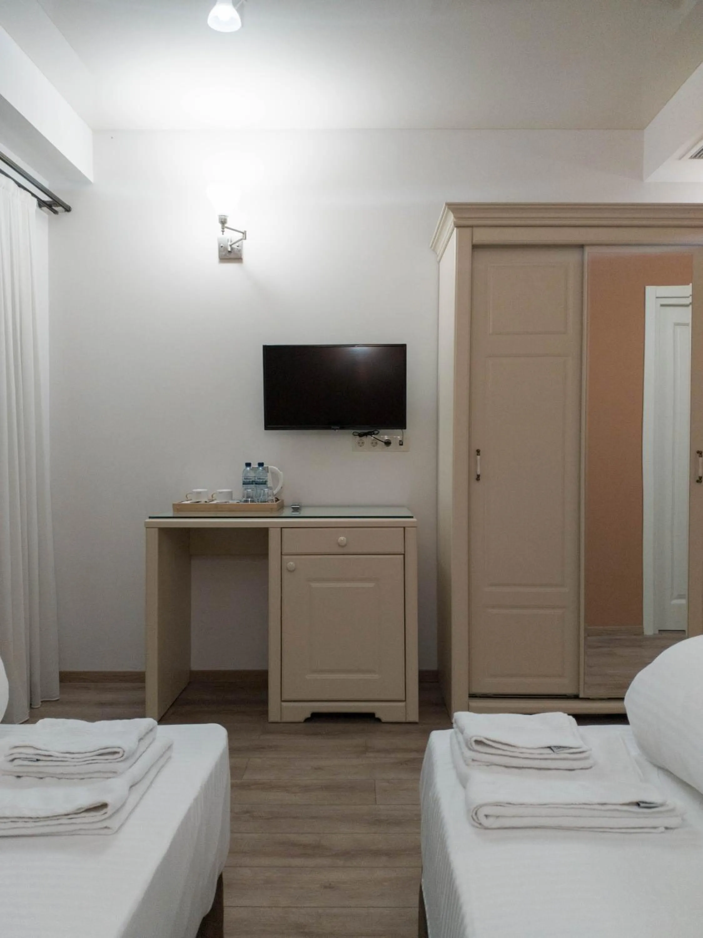 Bed in Wald Hotel Lagodekhi Rooms