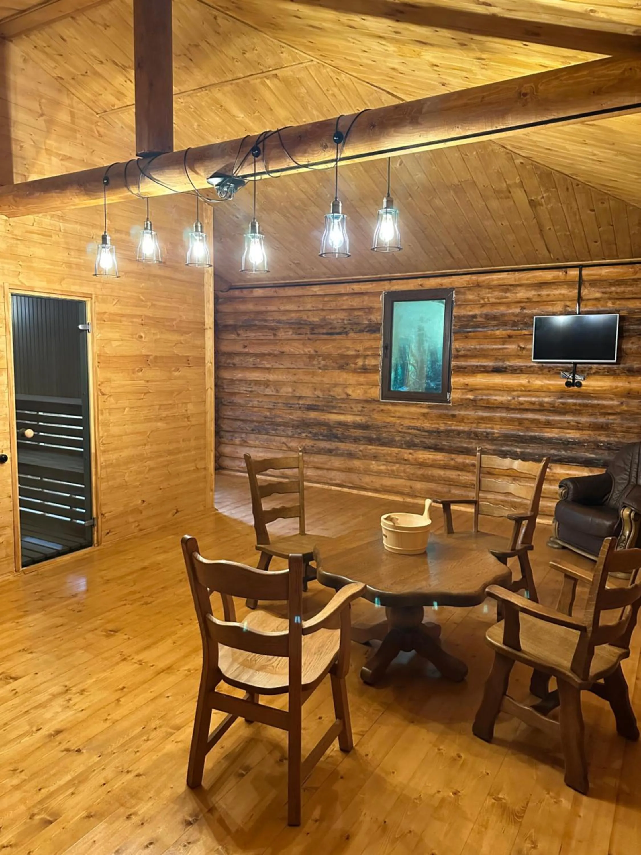 Sauna in Wald Hotel Lagodekhi Rooms
