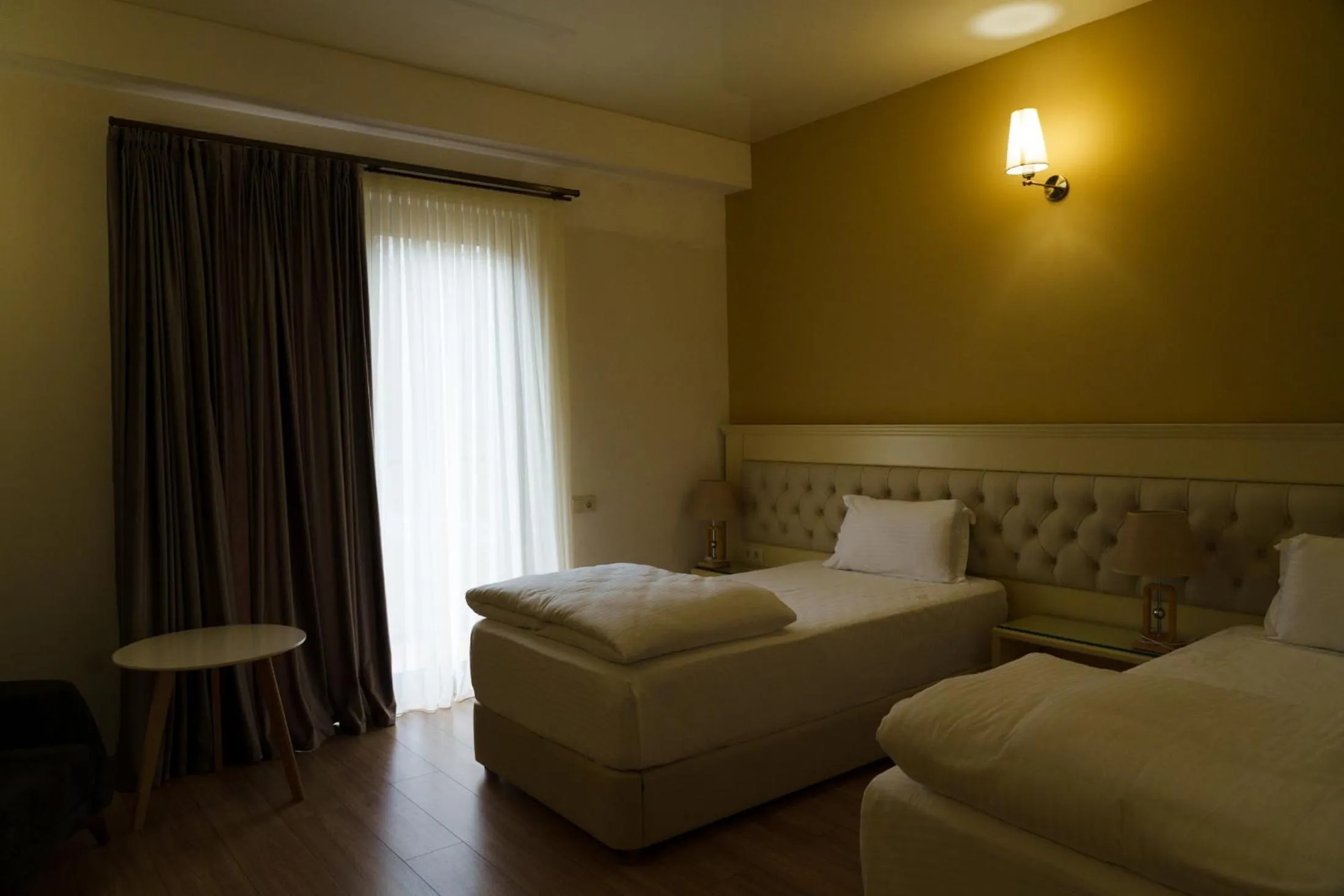 Bed in Wald Hotel Lagodekhi Rooms