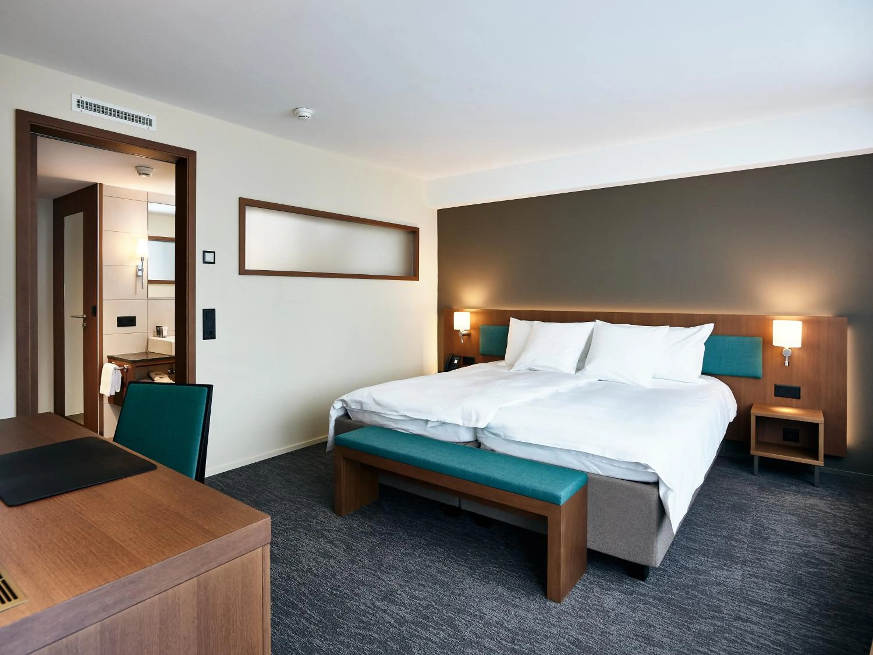 Bedroom, Bed in Belvédère Strandhotel