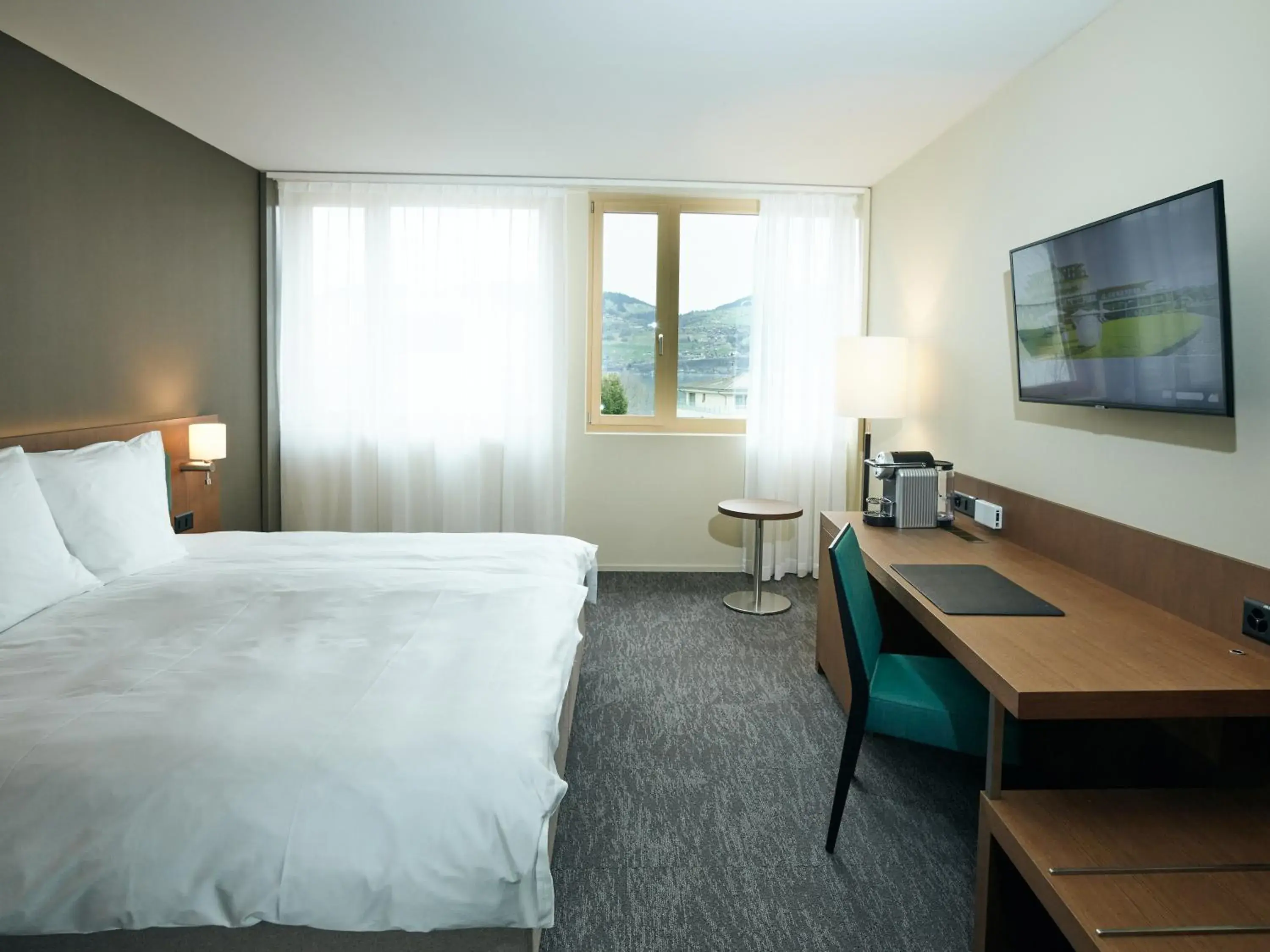 Bedroom, Bed in Belvédère Strandhotel Bedroom, Bed in Belvédère Strandhotel