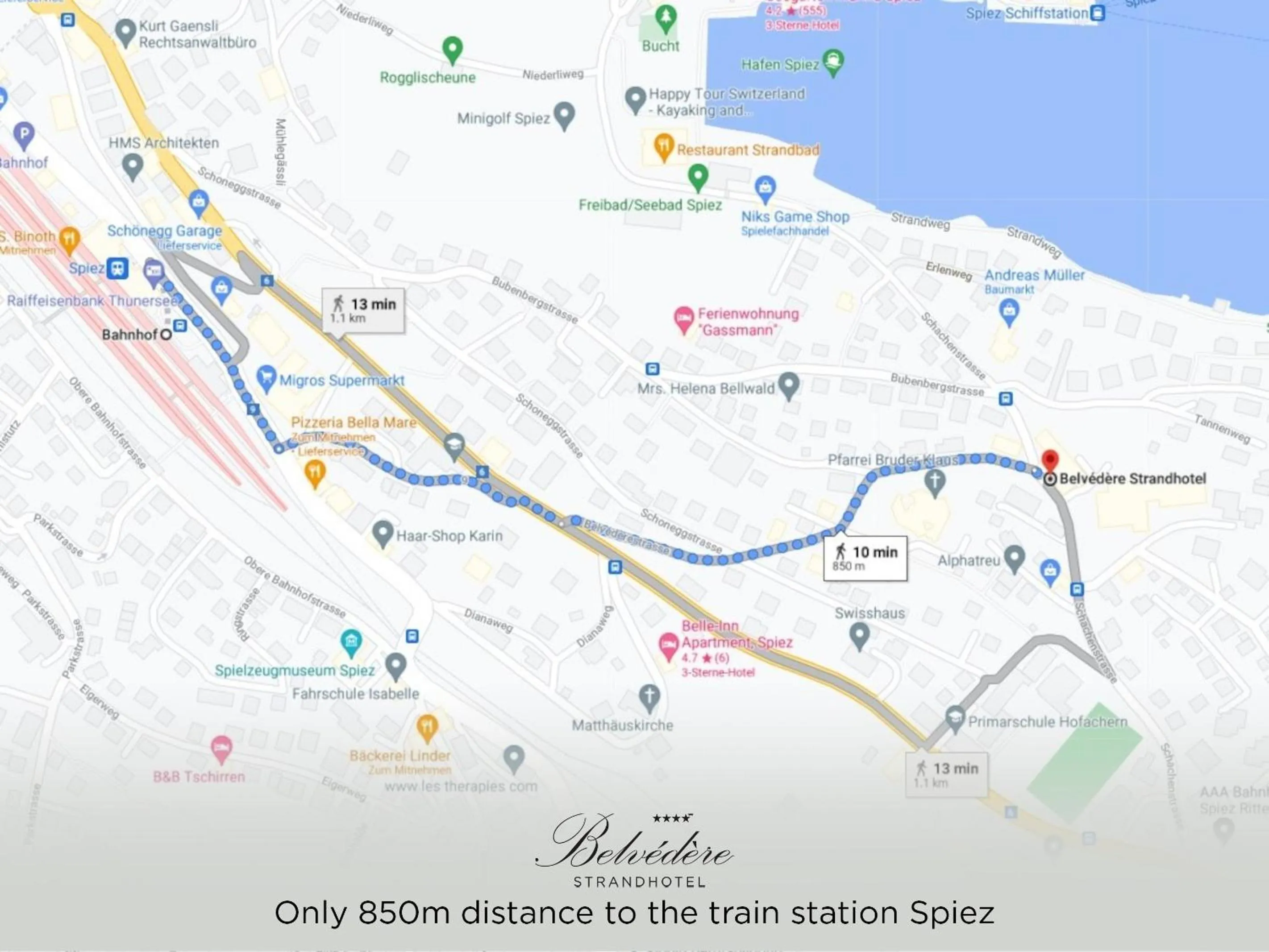 Parking in Belvédère Strandhotel