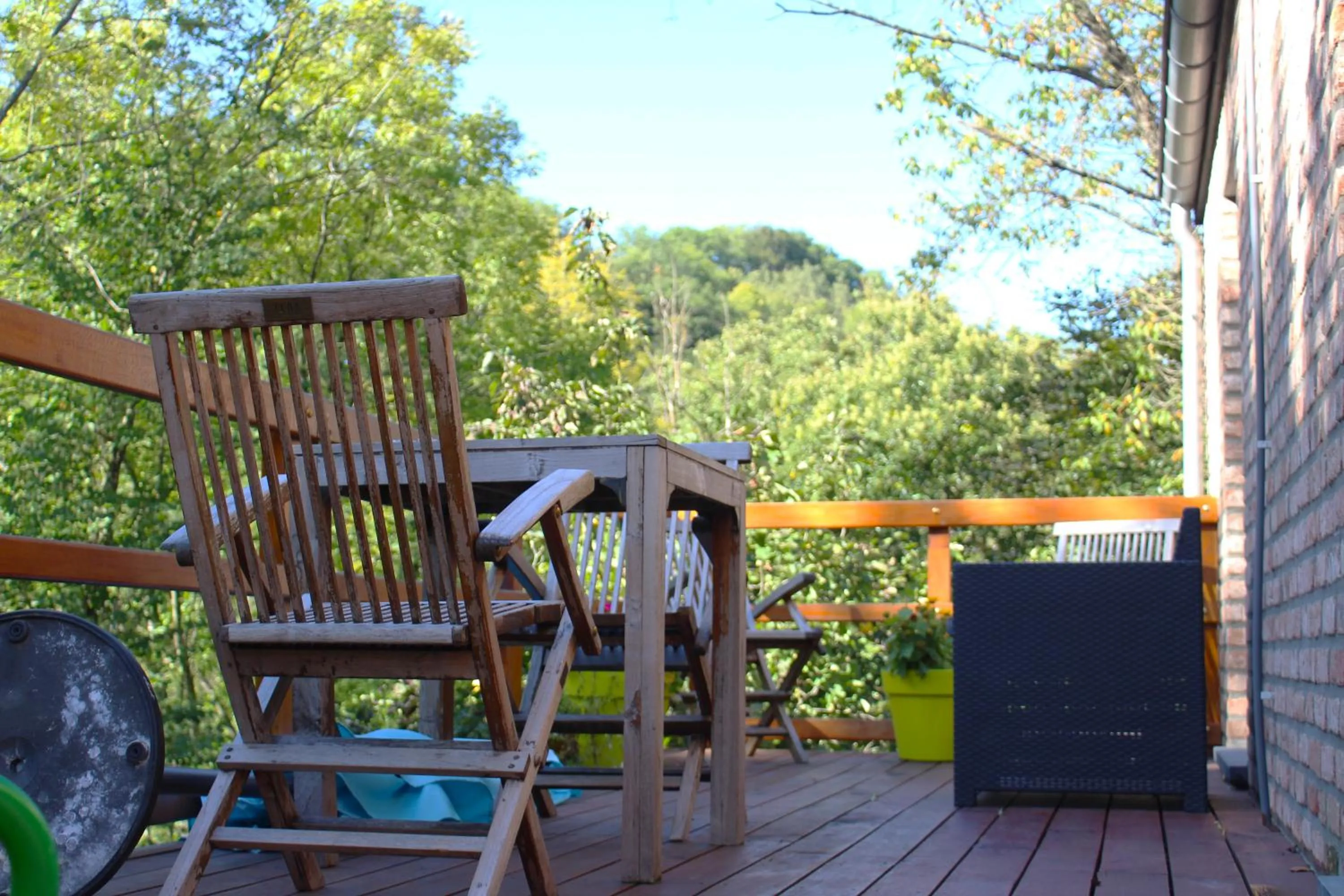 Patio in Chez Madame Irma