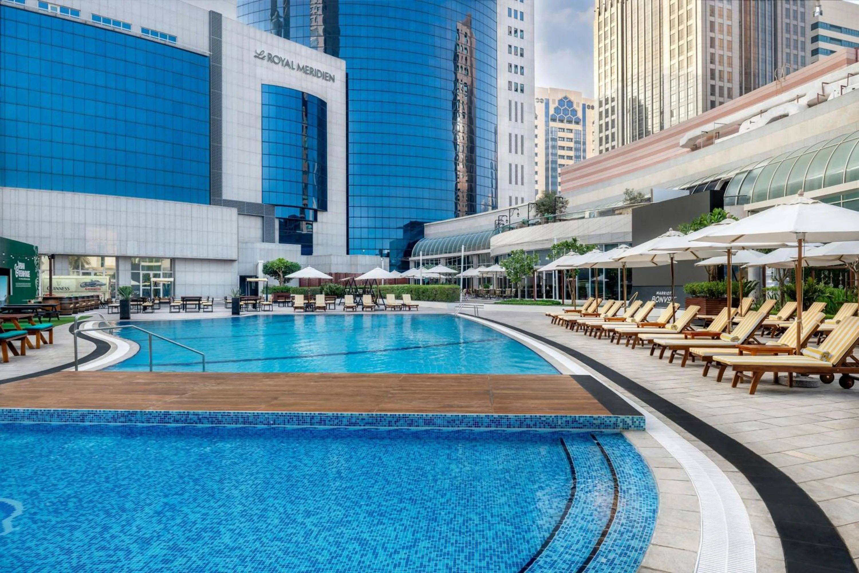 Swimming pool in Le Royal Meridien Abu Dhabi
