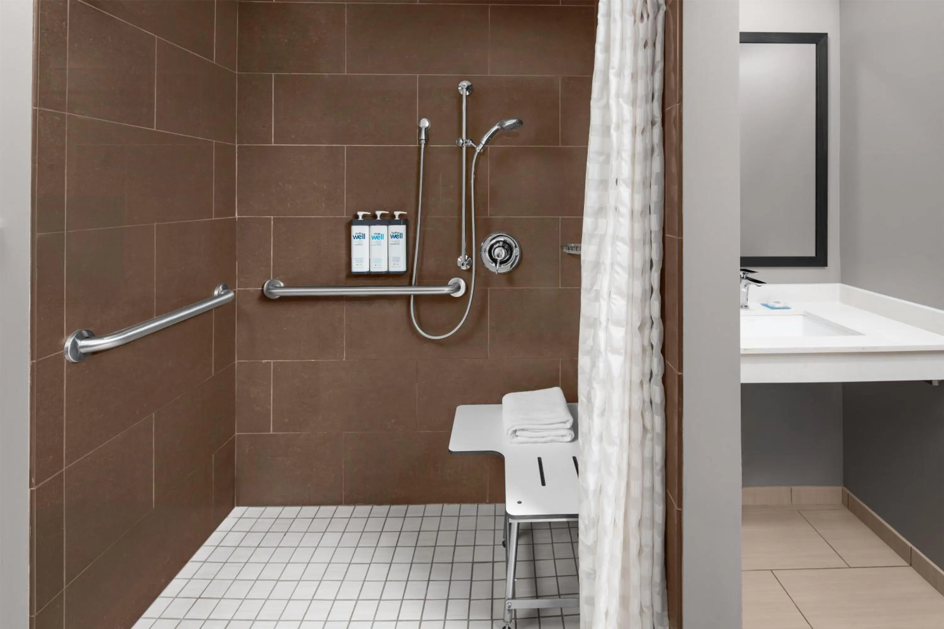 Bathroom in Hyatt House Pittsburgh-South Side