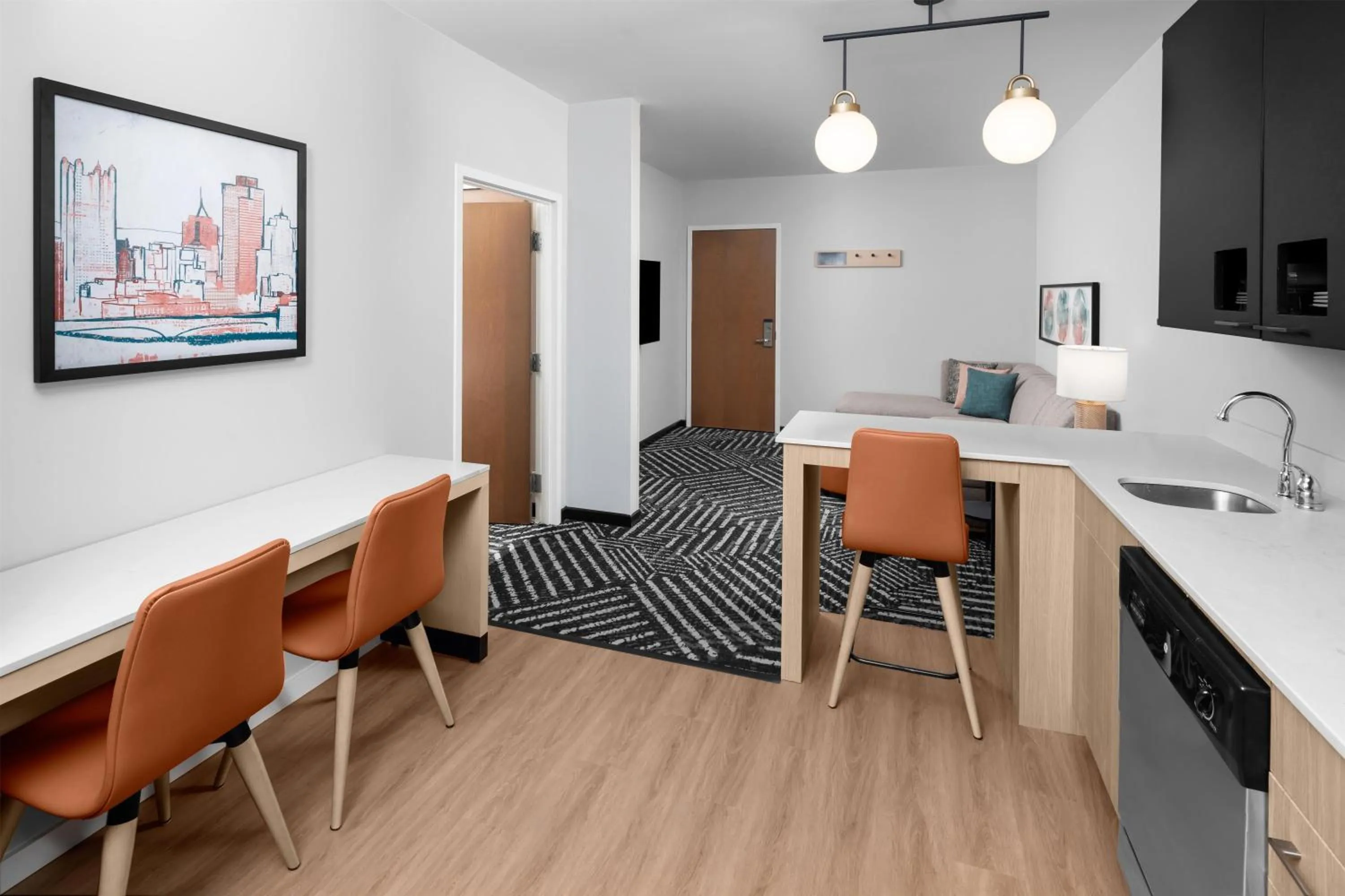 Photo of the whole room in Hyatt House Pittsburgh-South Side