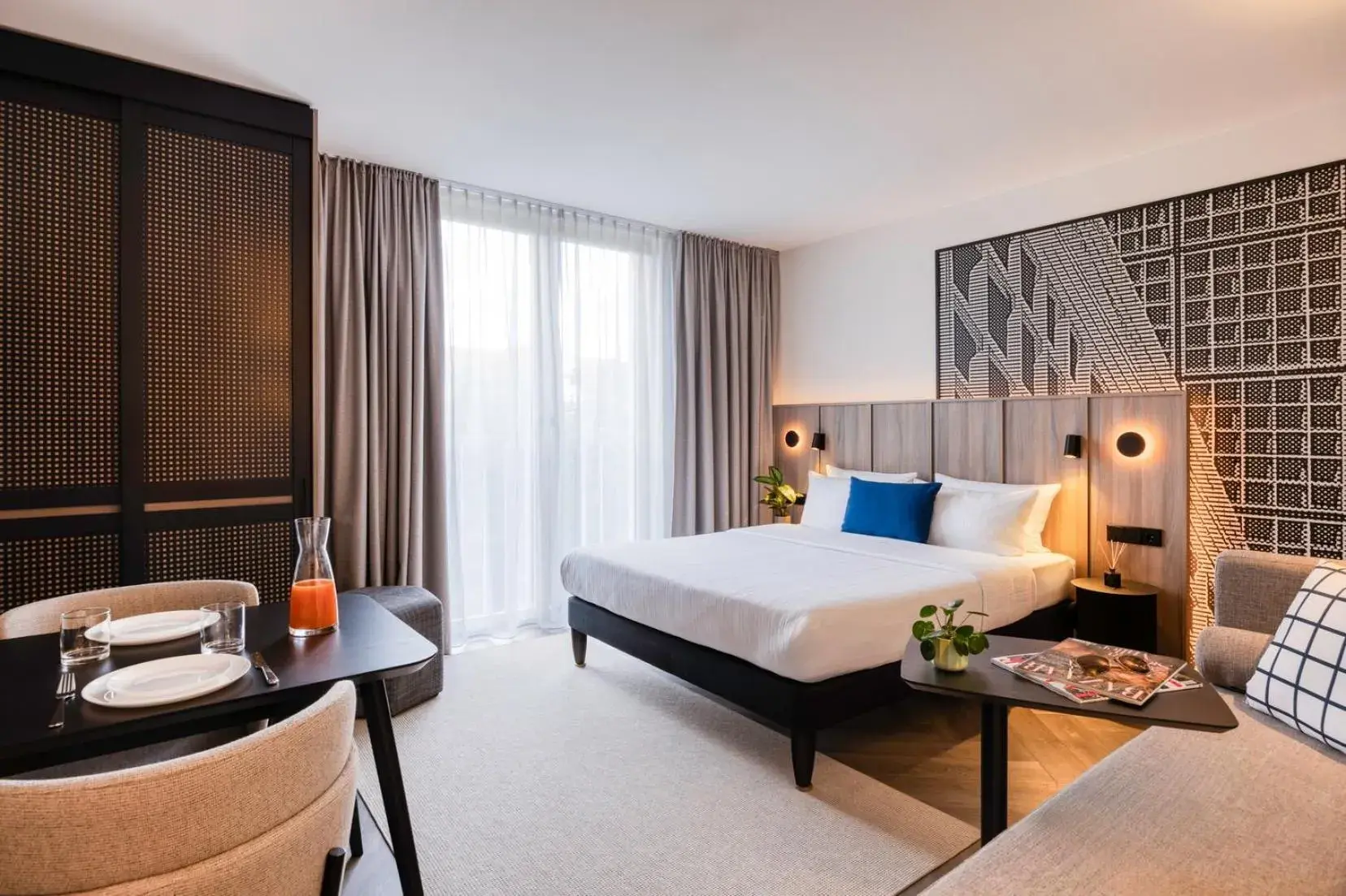 Bedroom, Bed in Citadines Kurfürstendamm Berlin Bedroom, Bed in Citadines Kurfürstendamm Berlin