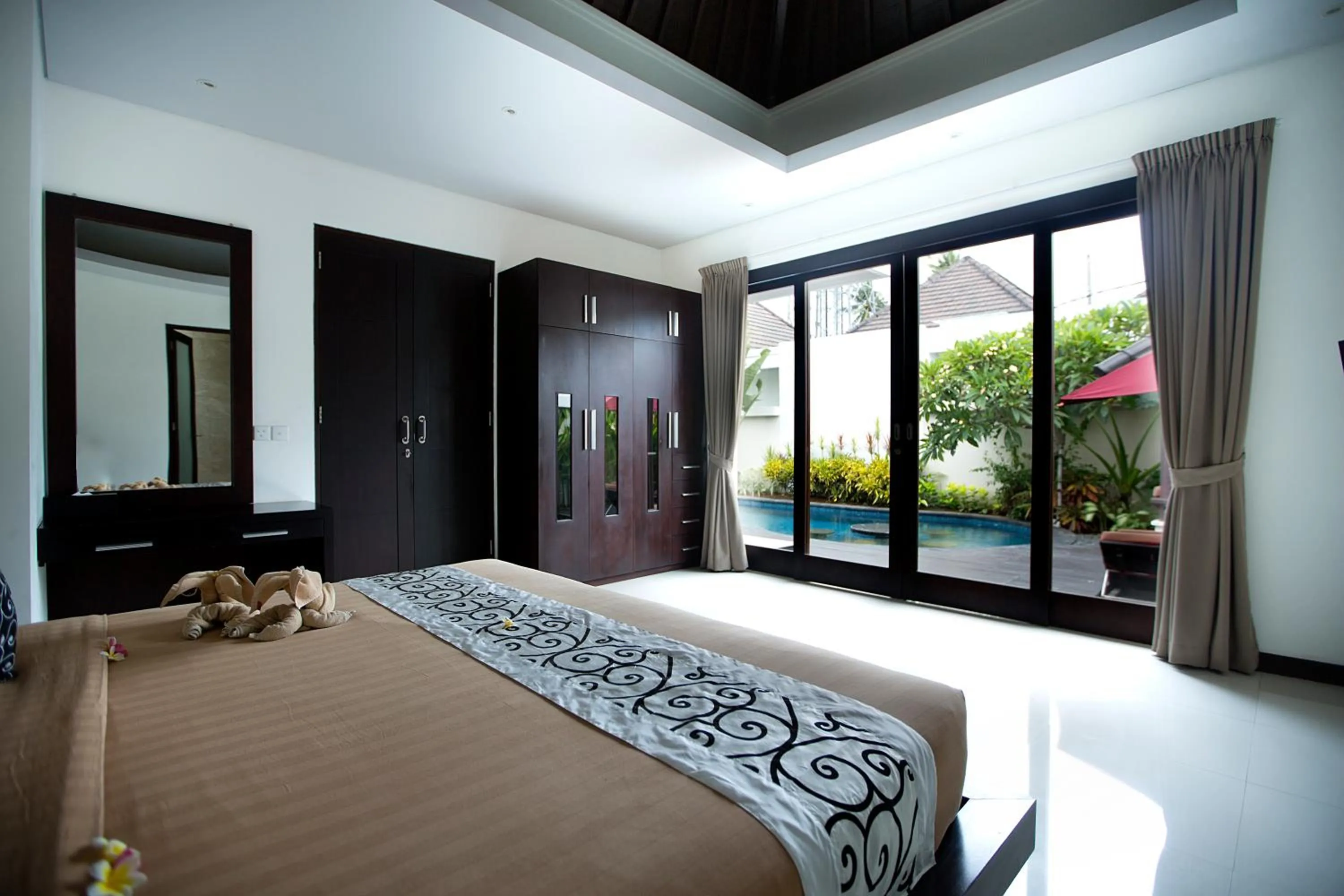 Bed in D&G Villas Nusa Dua