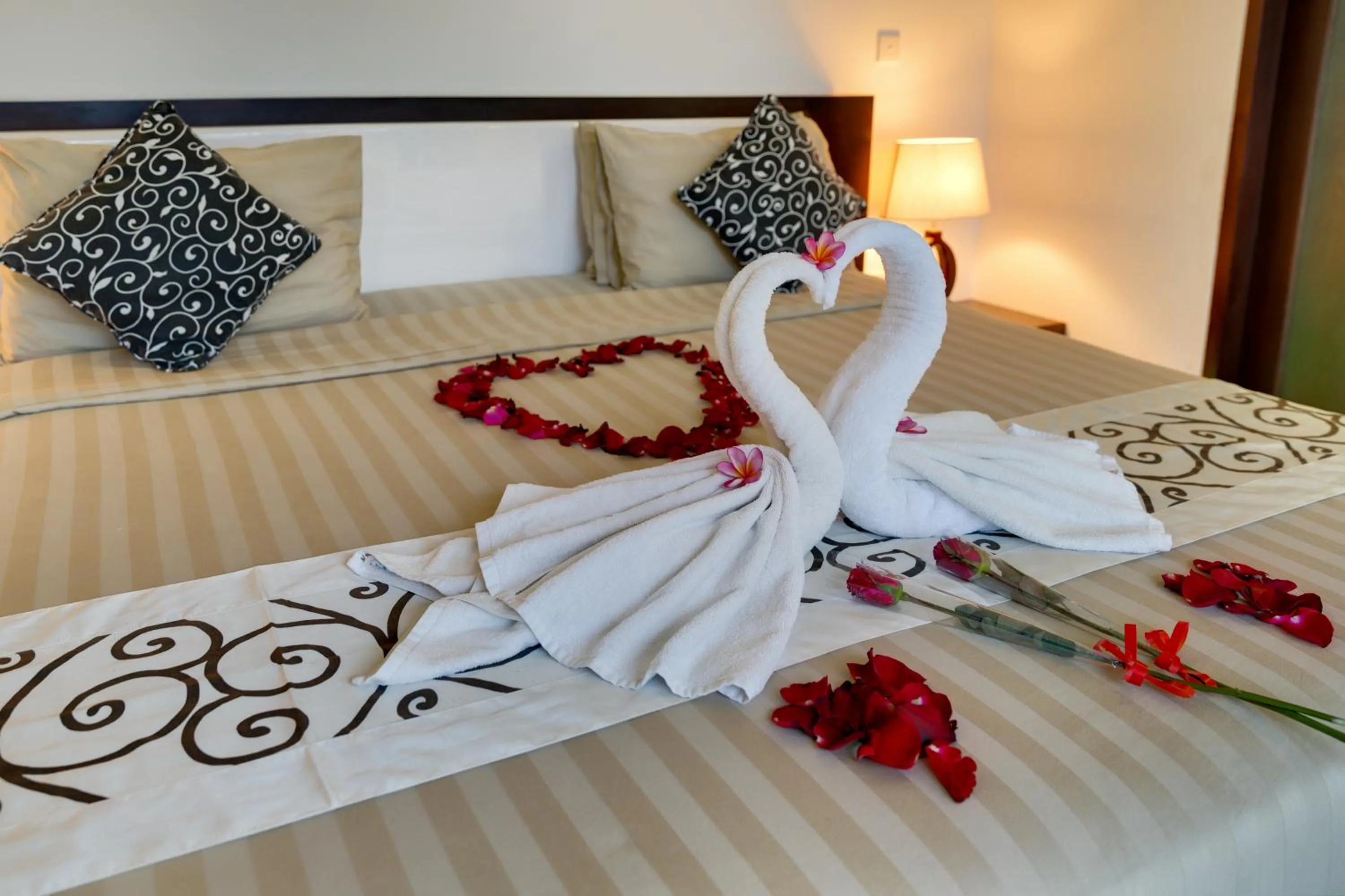 Bed in D&G Villas Nusa Dua