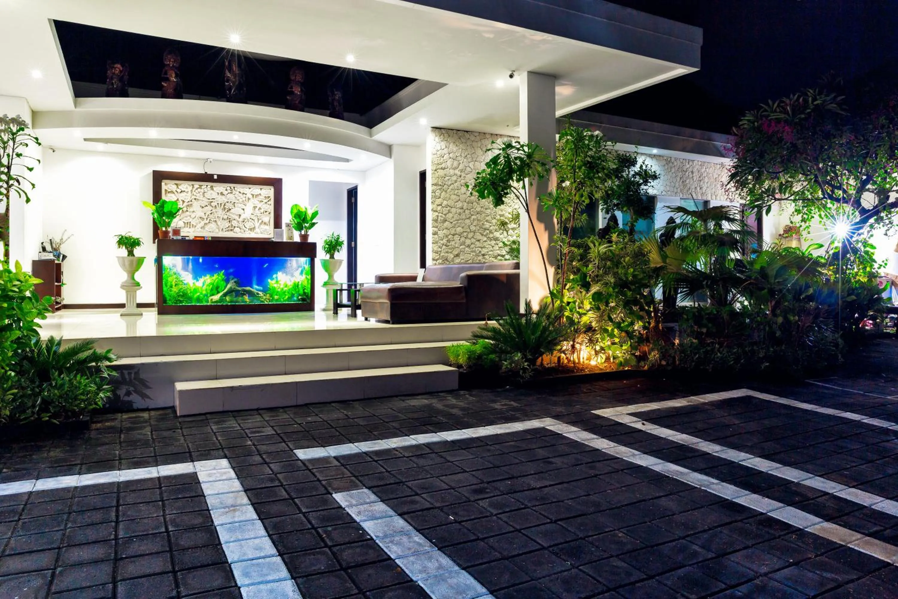 Lobby or reception in D&G Villas Nusa Dua