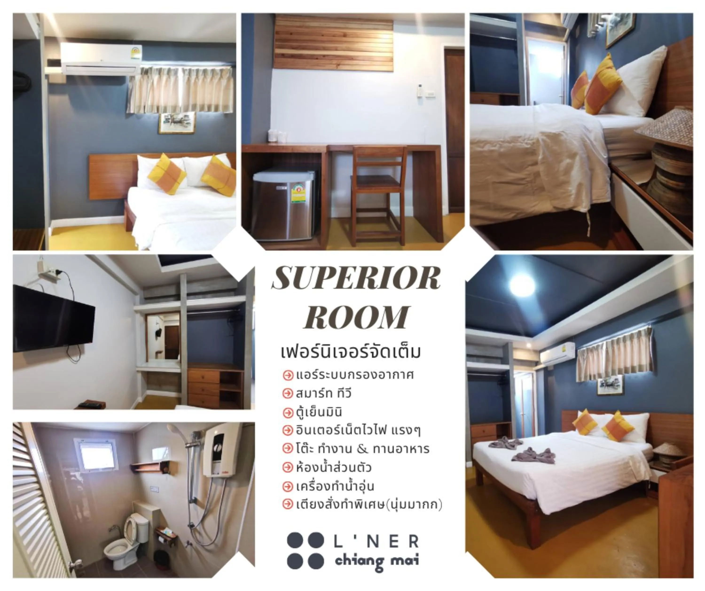 Property building, Bed in L'NER chiang mai