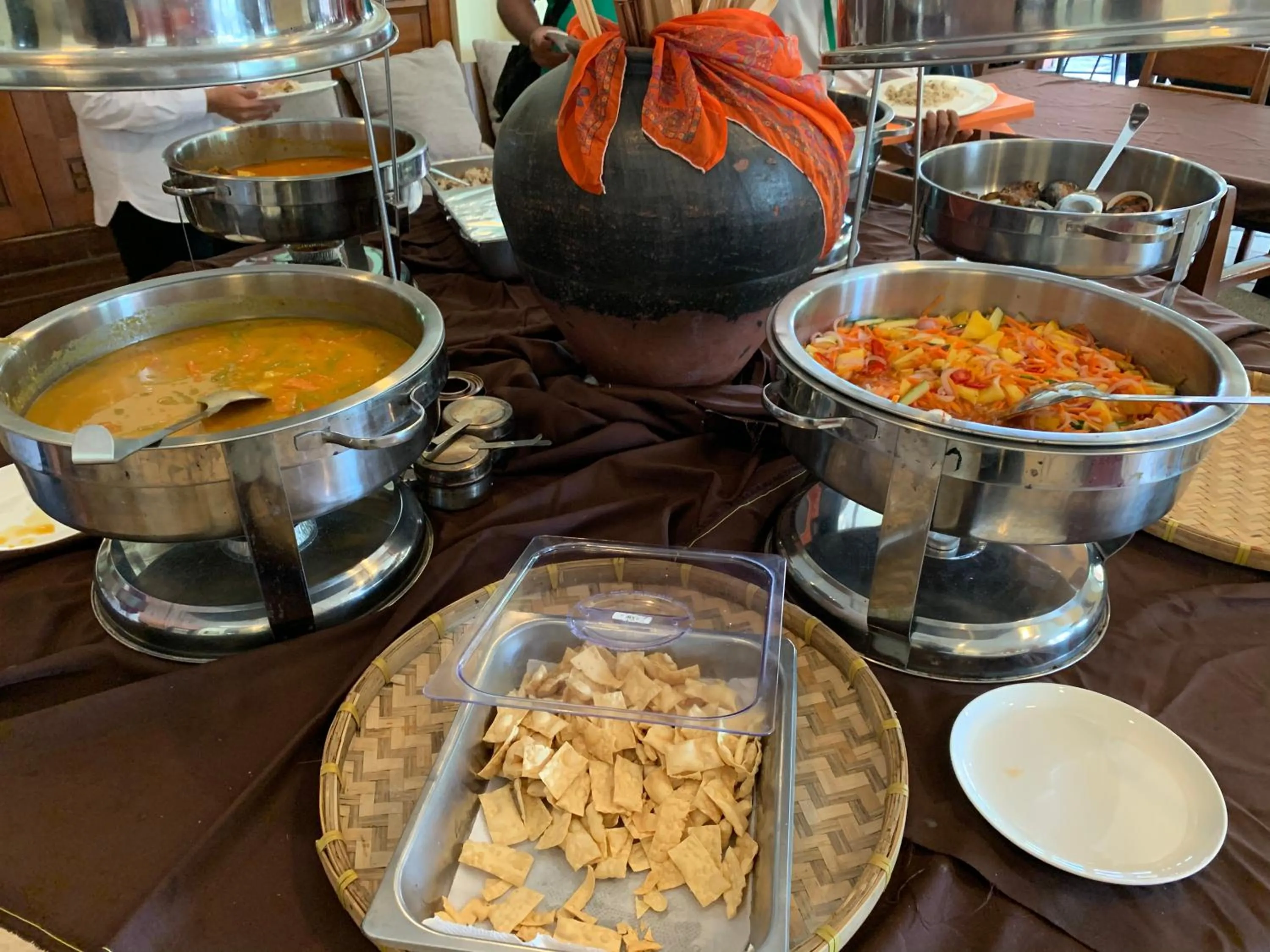 Breakfast in THE LAGOON WATER CHALET
