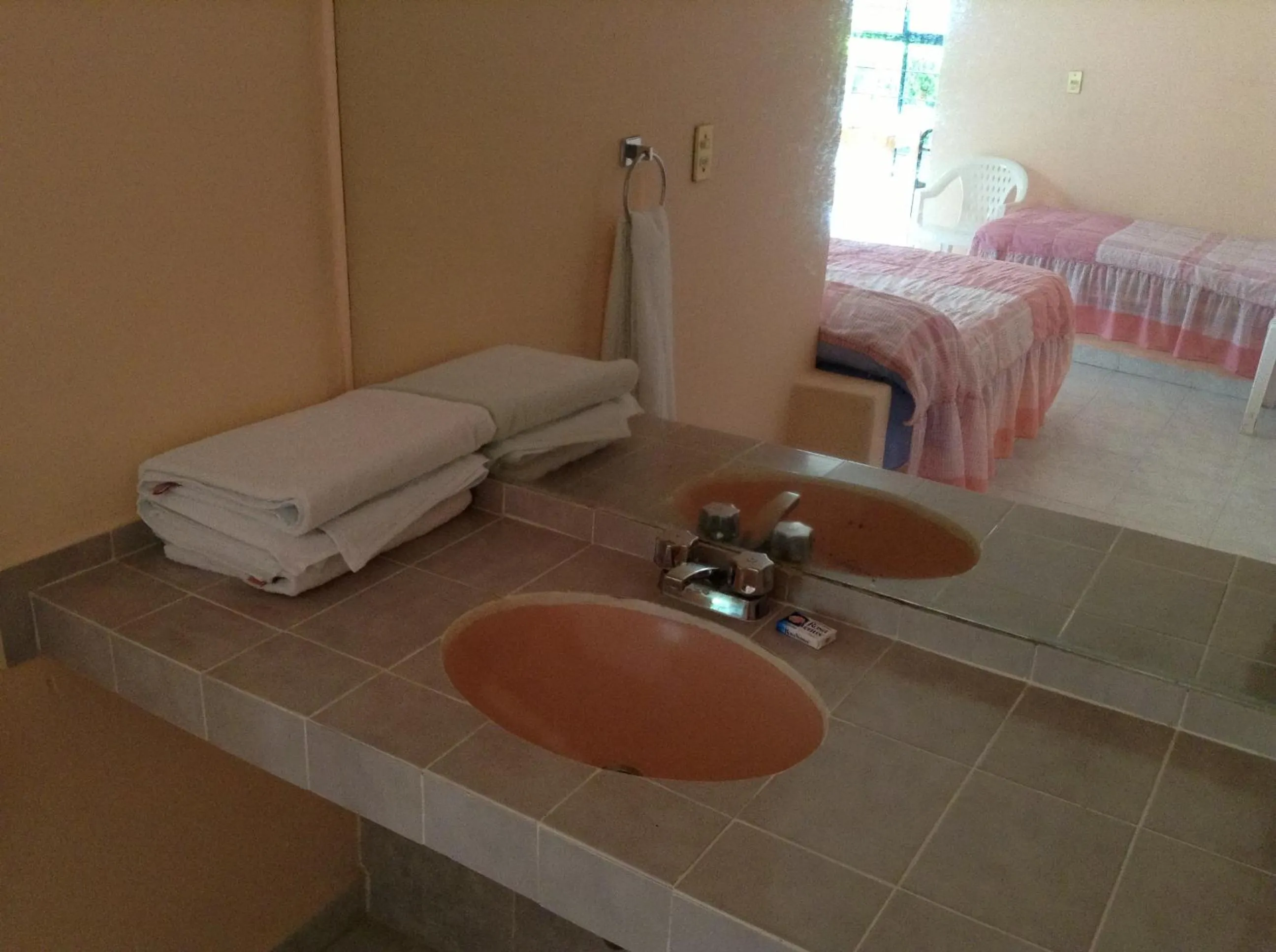 Decorative detail, Bed in Hotel Tecozautla