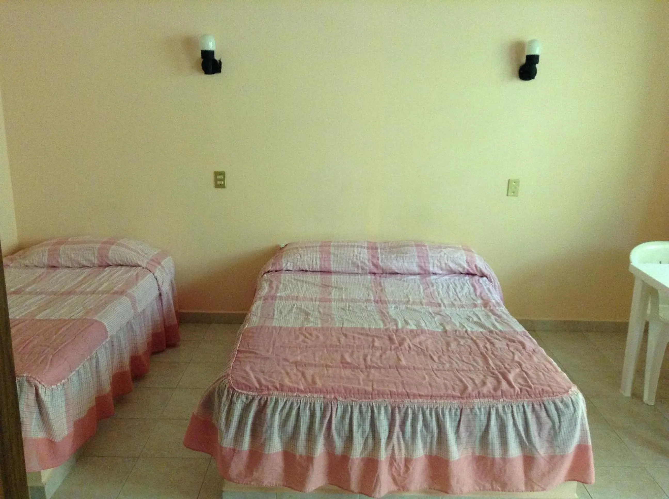 Bed in Hotel Tecozautla