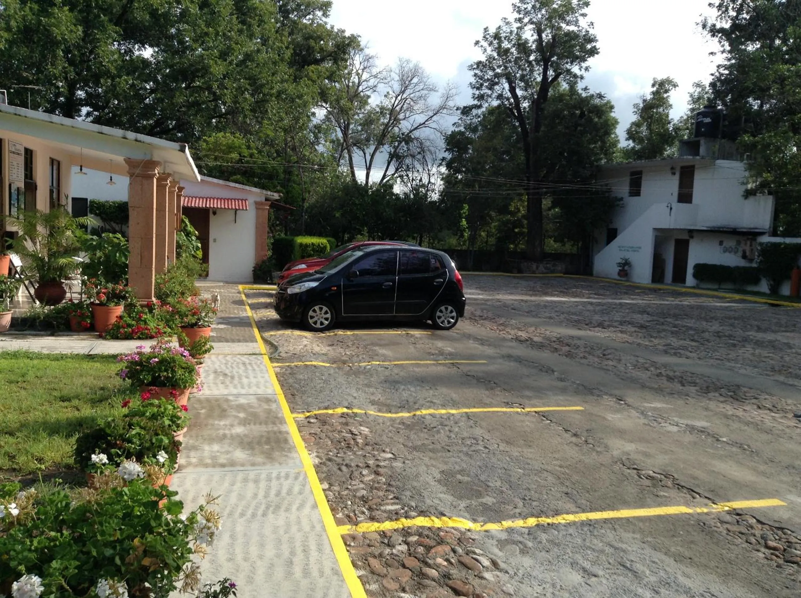 Patio in Hotel Tecozautla