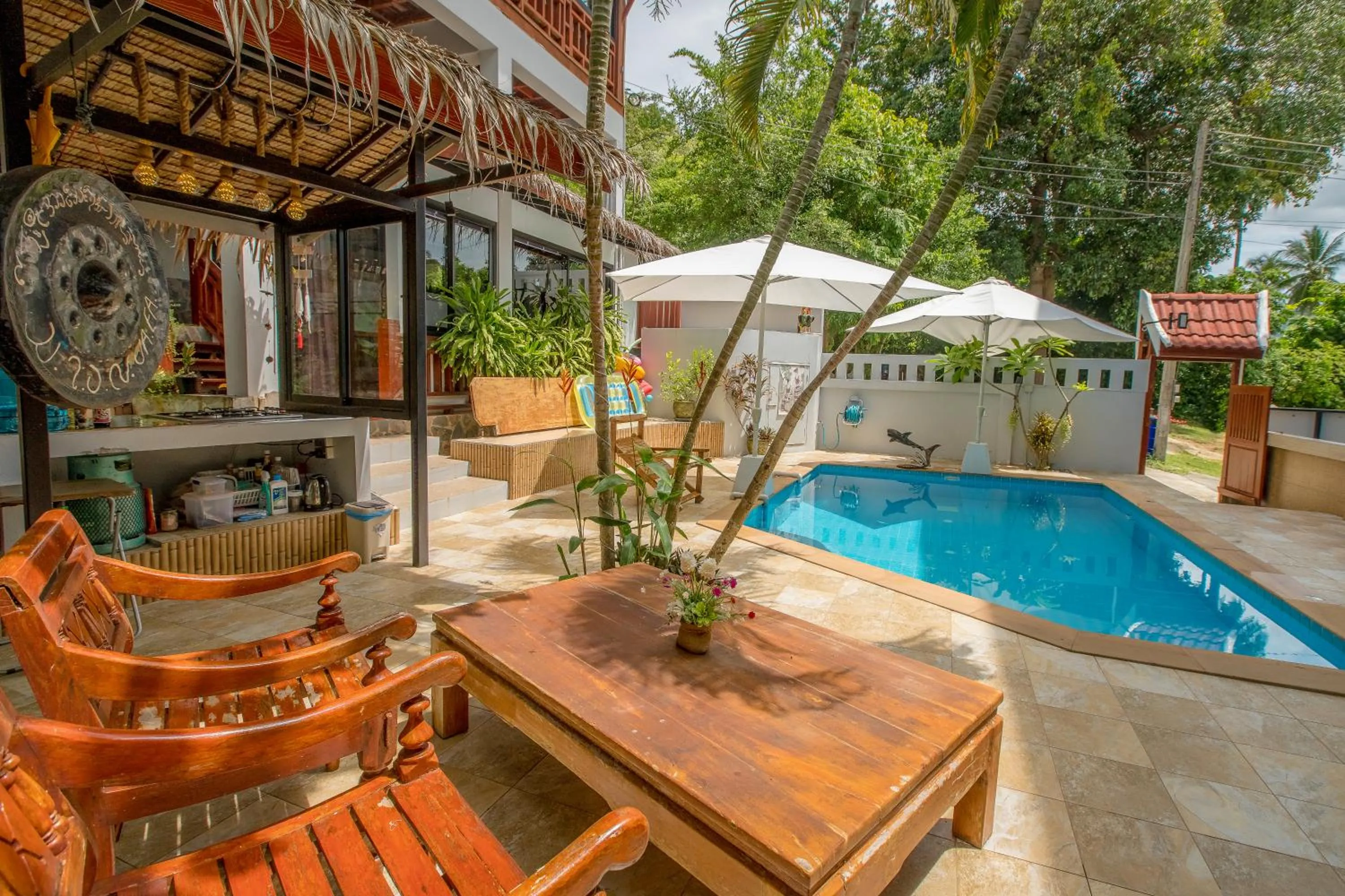 Swimming pool in Penthouse Crystal Bay Apartments