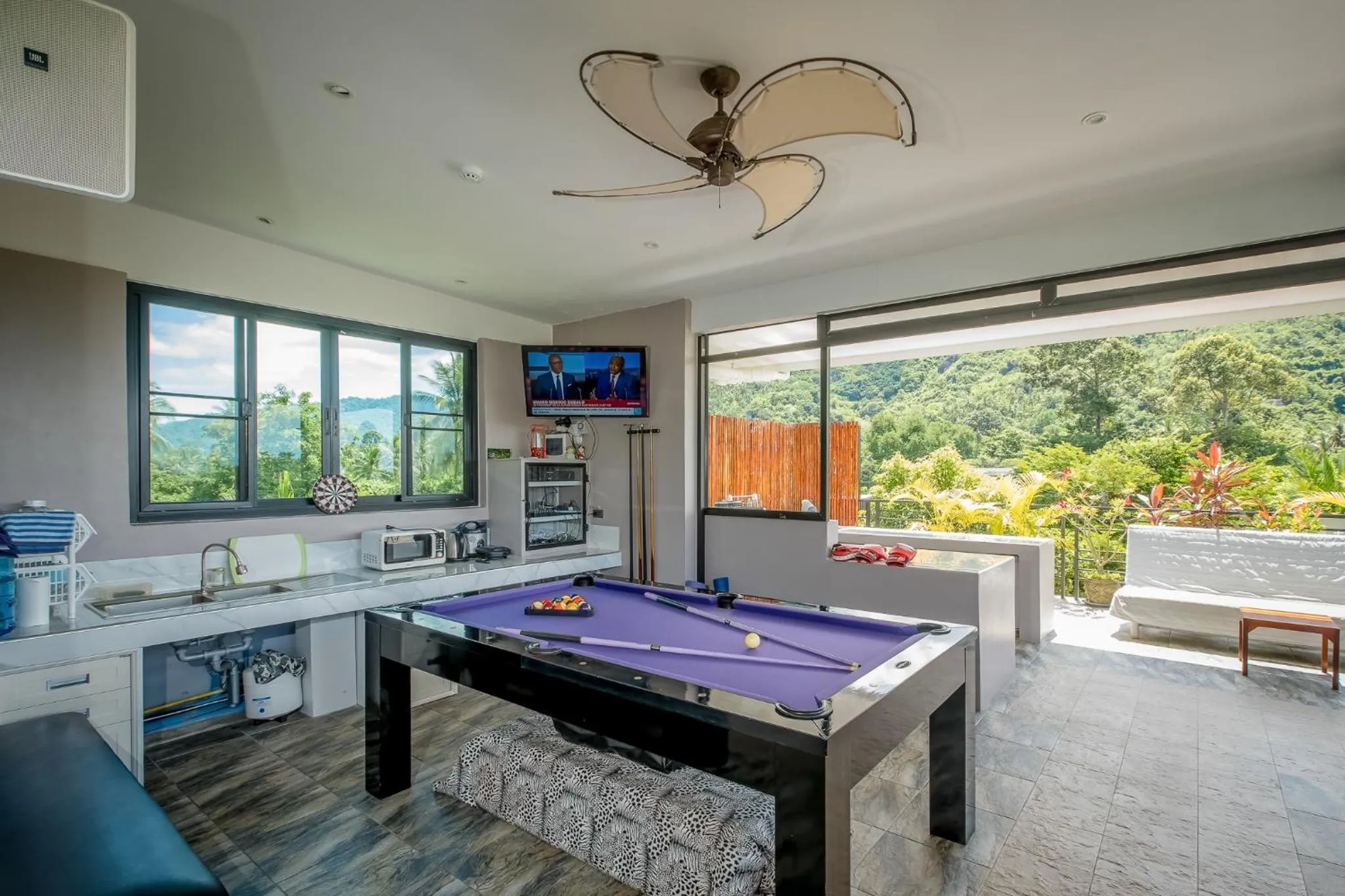 Billiard in Penthouse Crystal Bay Apartments