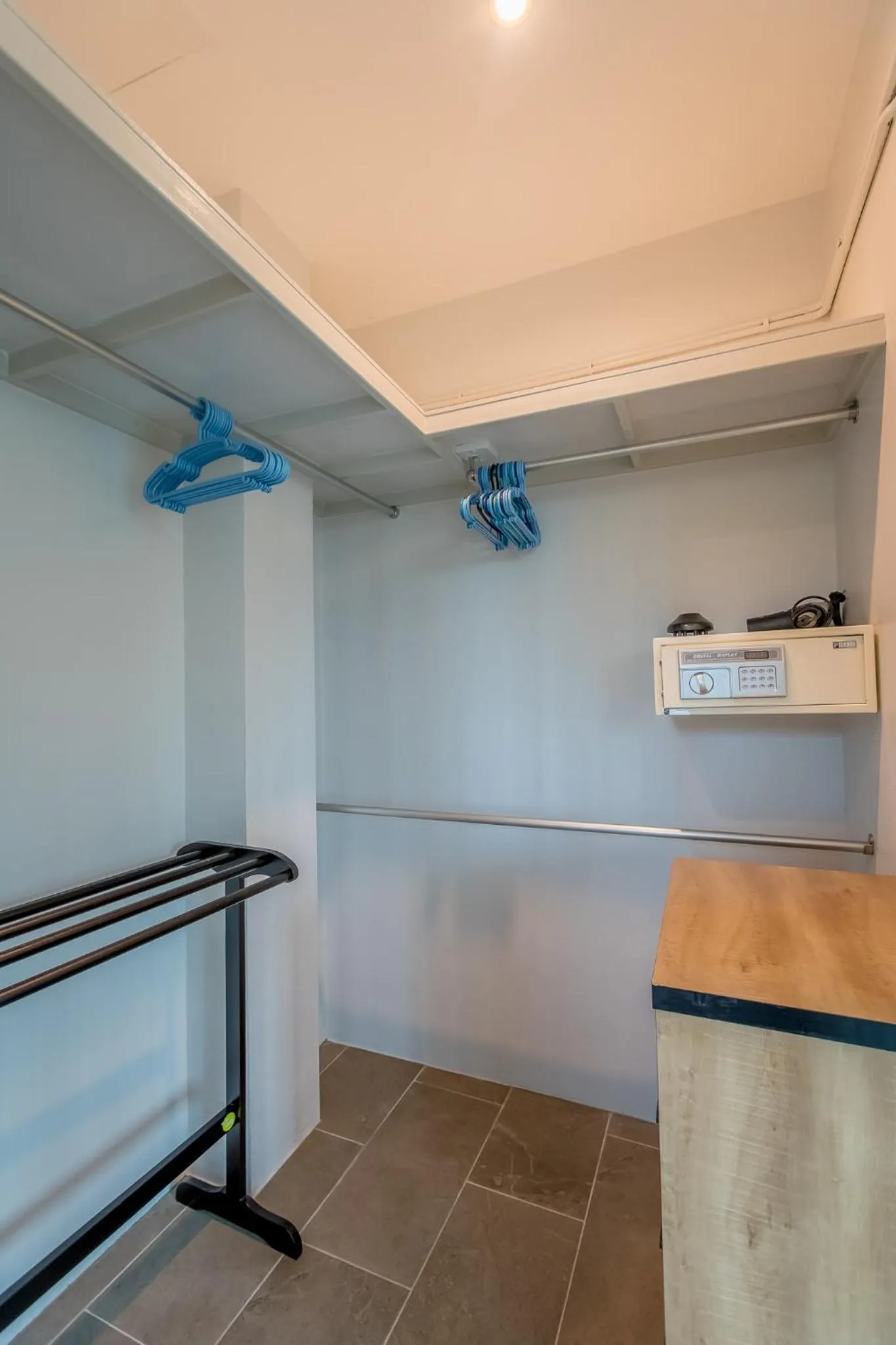 wardrobe in Penthouse Crystal Bay Apartments