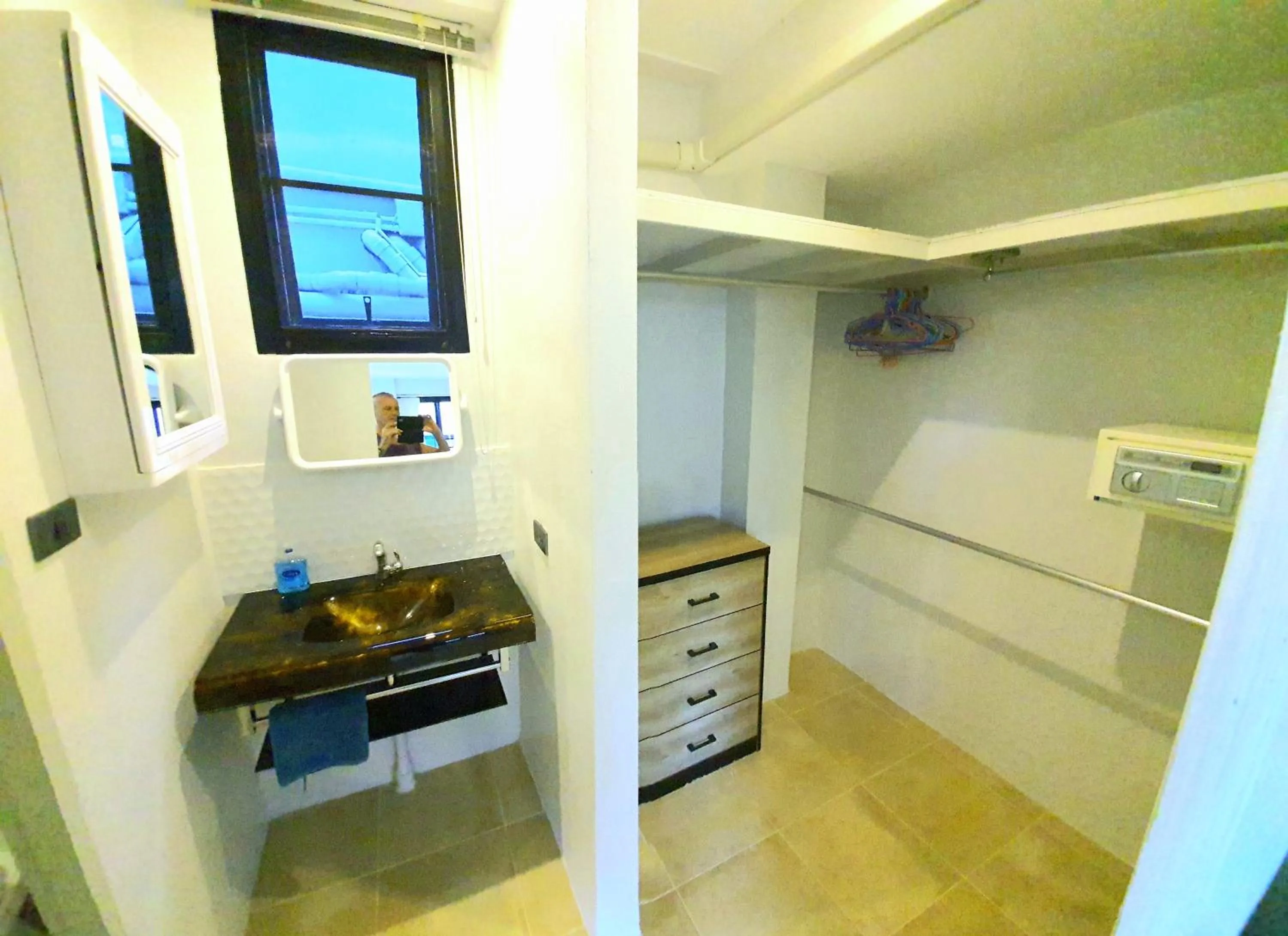 wardrobe in Penthouse Crystal Bay Apartments