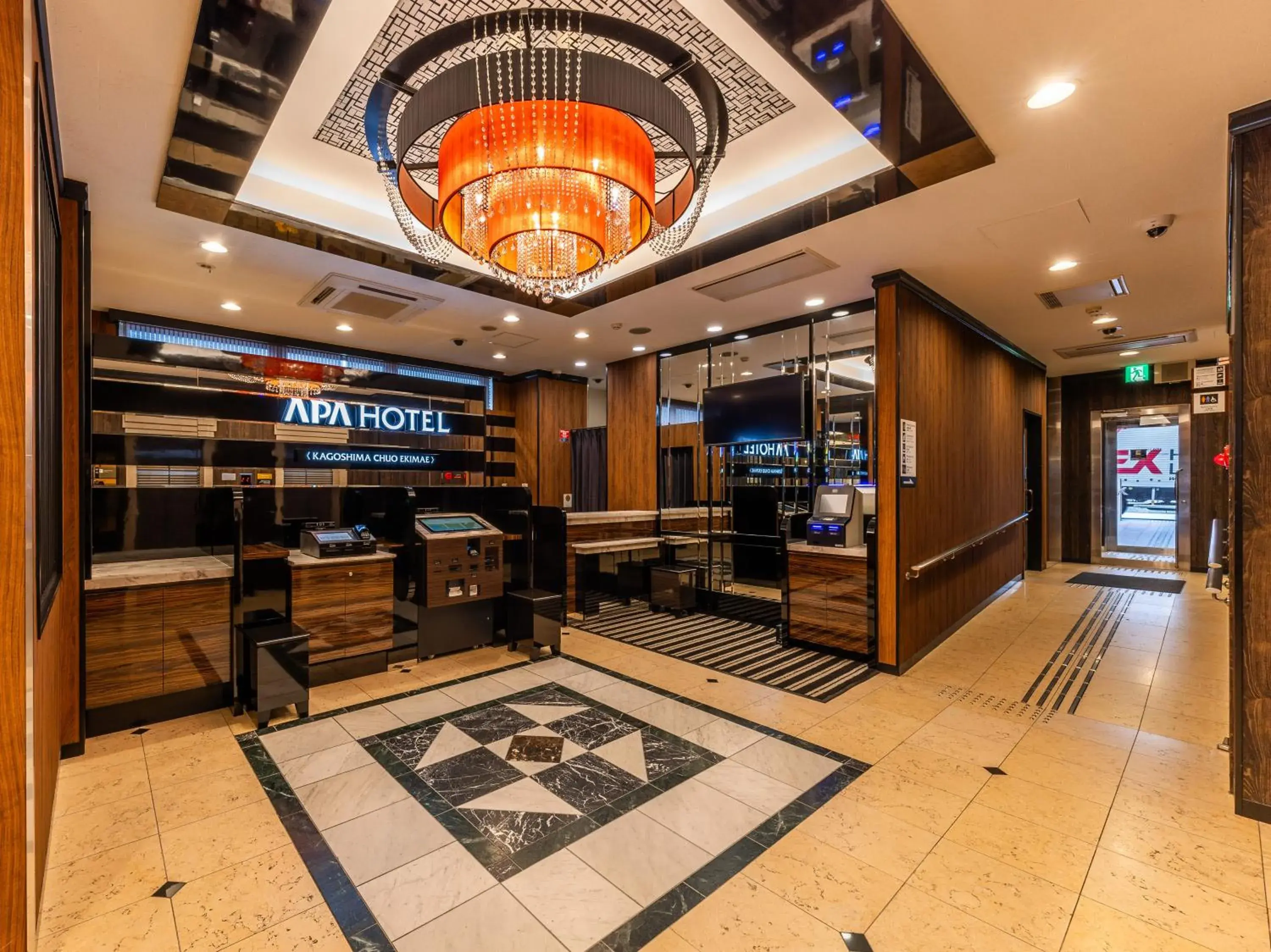 Lobby or reception in APA Hotel Kagoshima Chuo Ekimae Lobby or reception in APA Hotel Kagoshima Chuo Ekimae