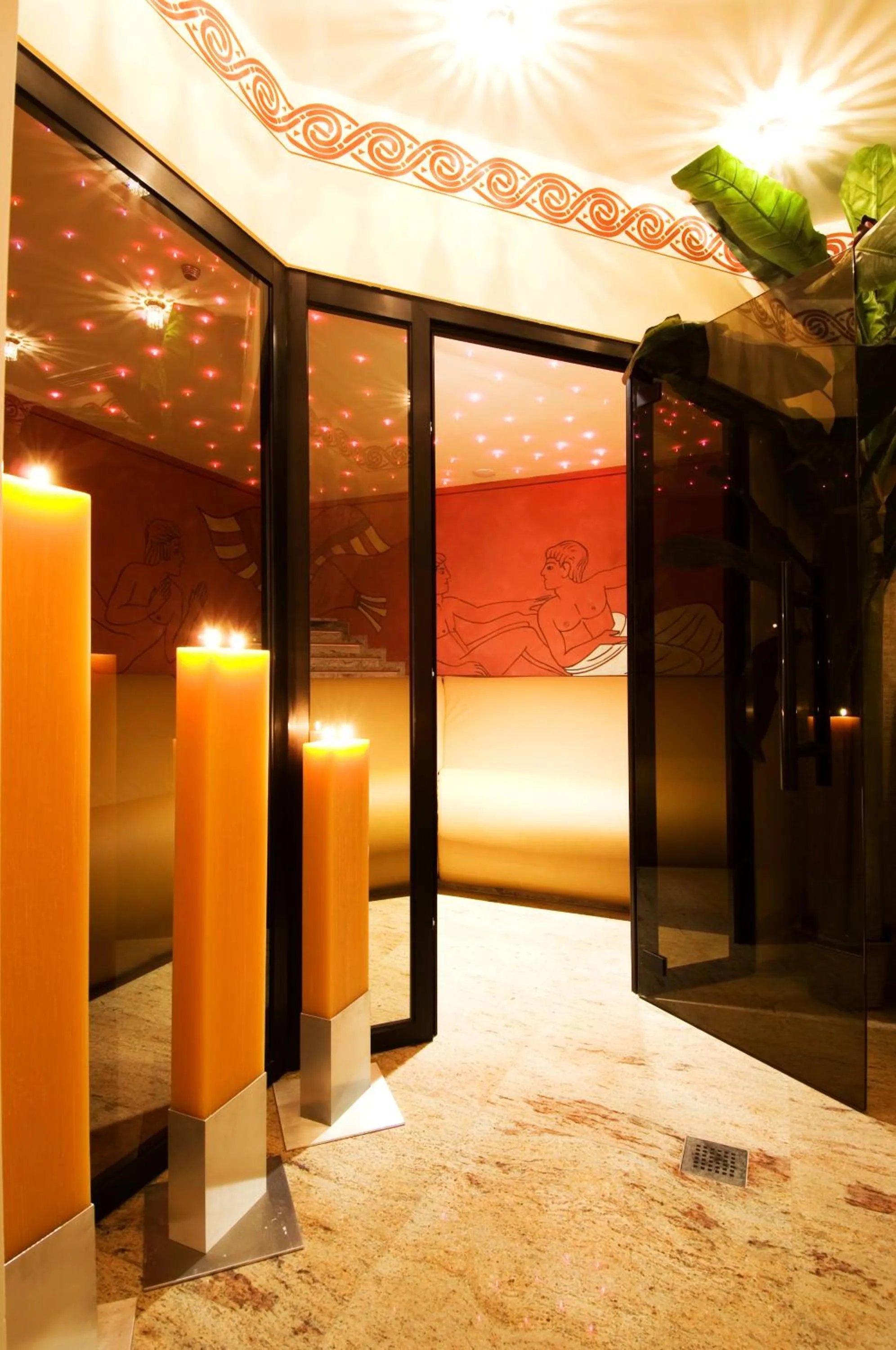 Decorative detail in Villa Anina