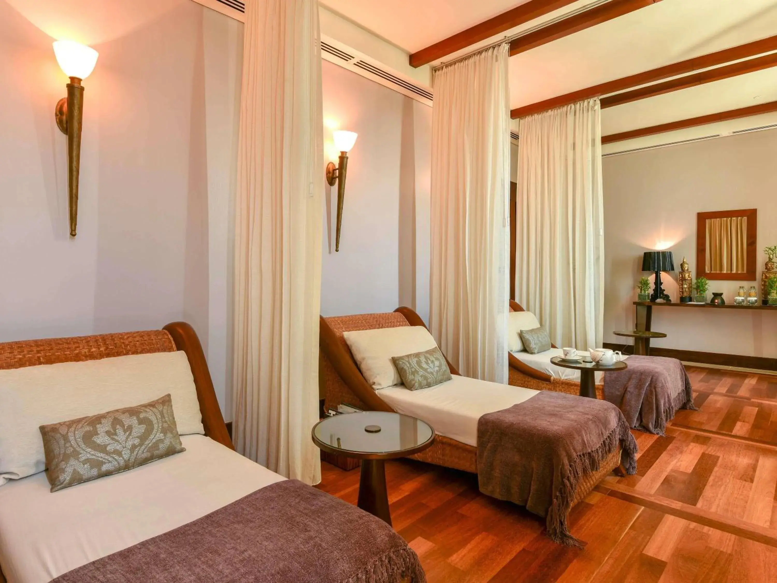 Spa and wellness centre/facilities, Bed in Raffles Dubai Spa and wellness centre/facilities, Bed in Raffles Dubai