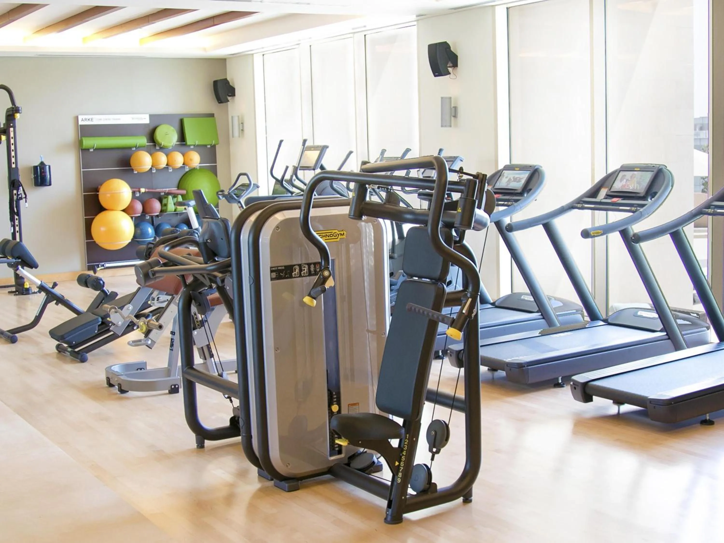 Fitness centre/facilities in Raffles Dubai