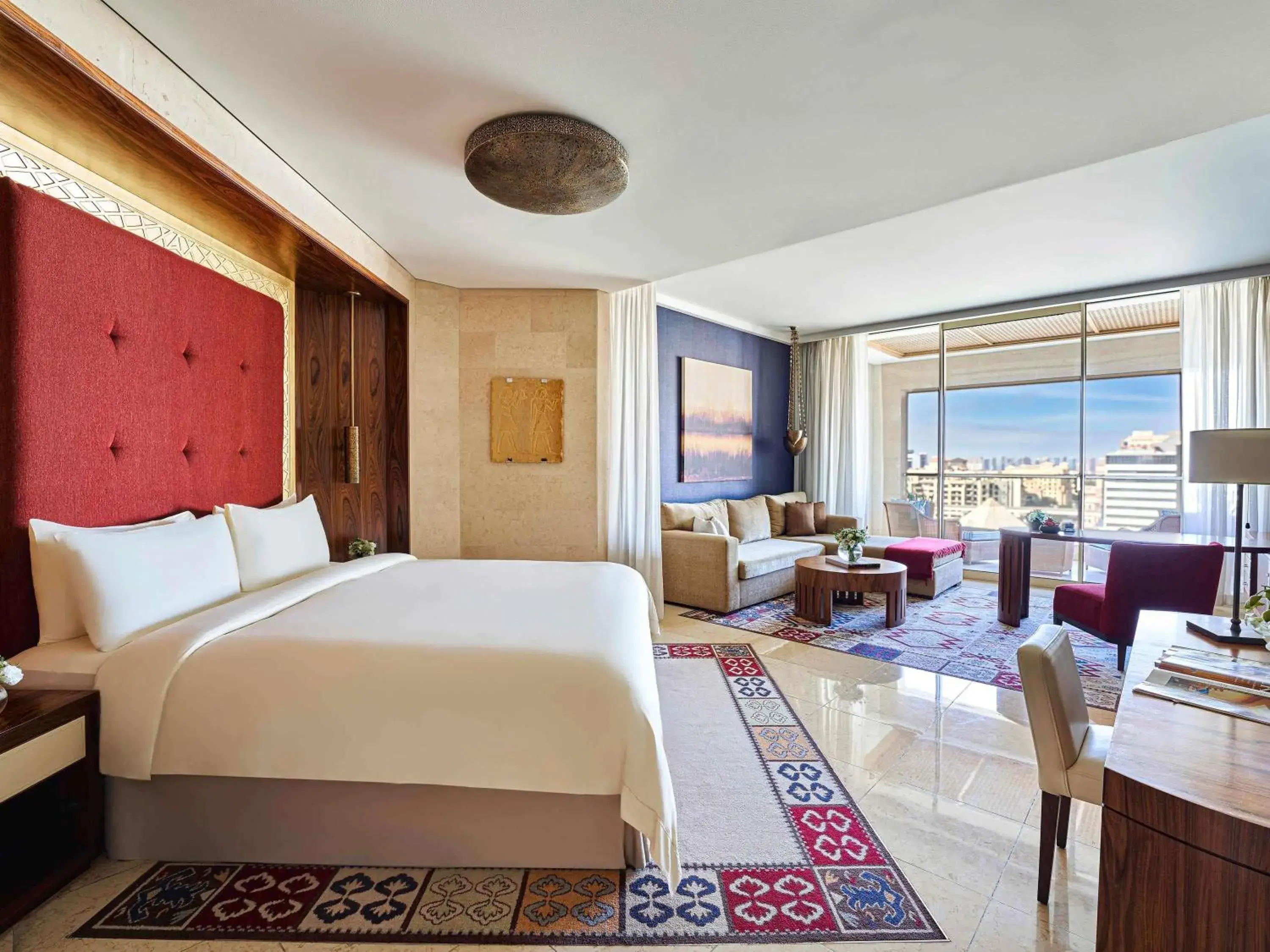 Bedroom, Bed in Raffles Dubai Bedroom, Bed in Raffles Dubai