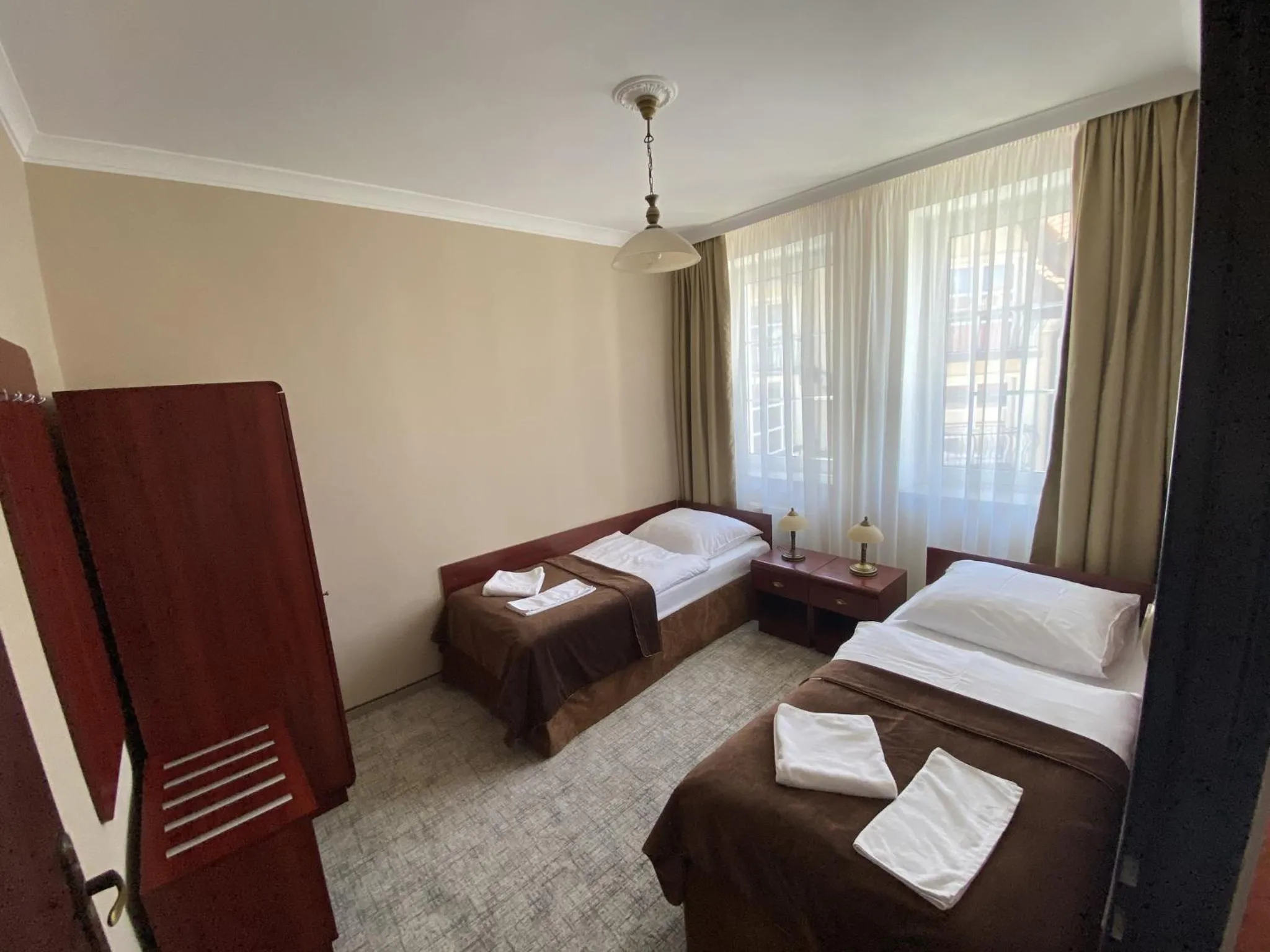 Bed in Hotel Morze