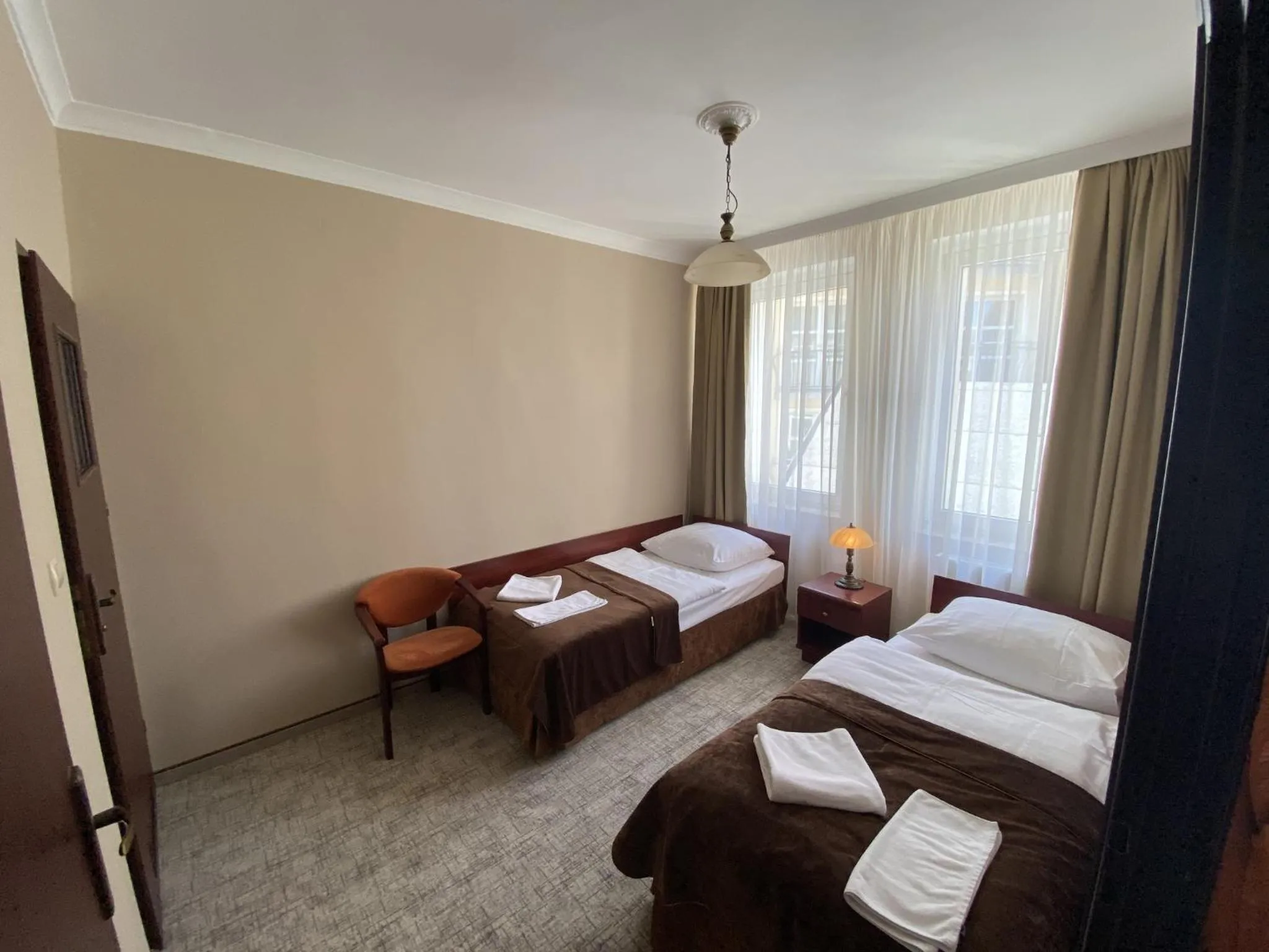 Bed in Hotel Morze