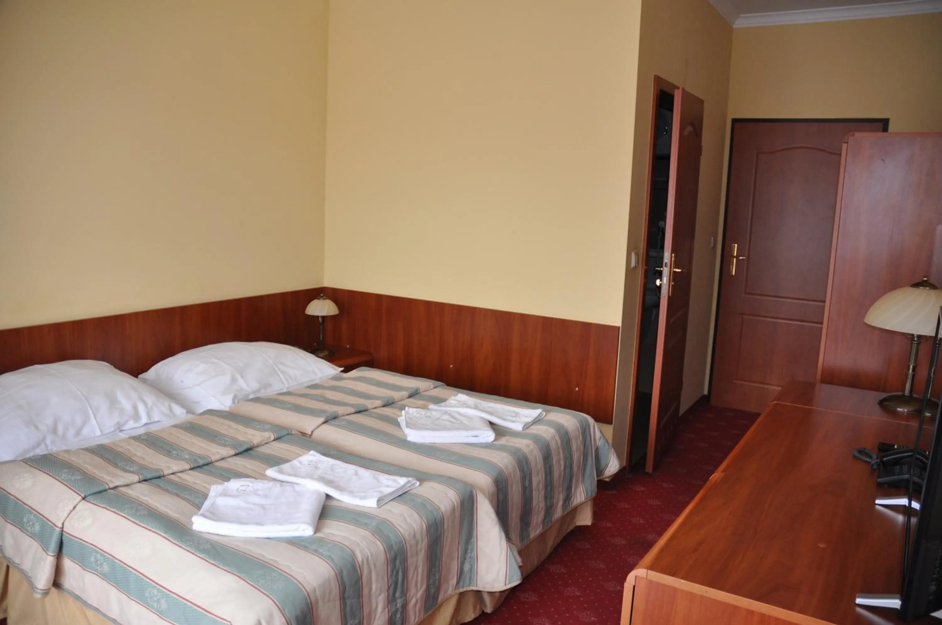 Bed in Hotel Morze