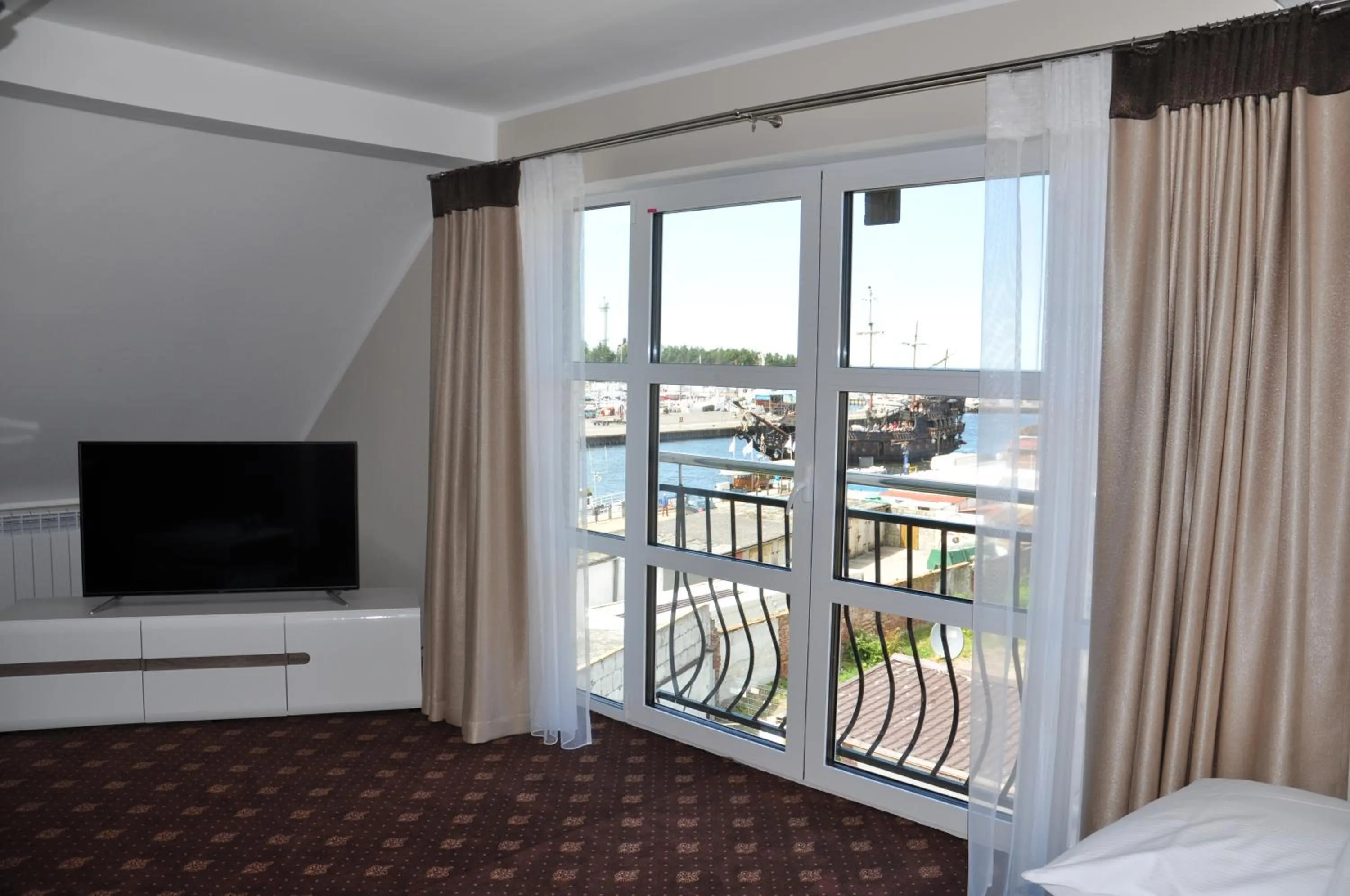 Bed in Hotel Morze