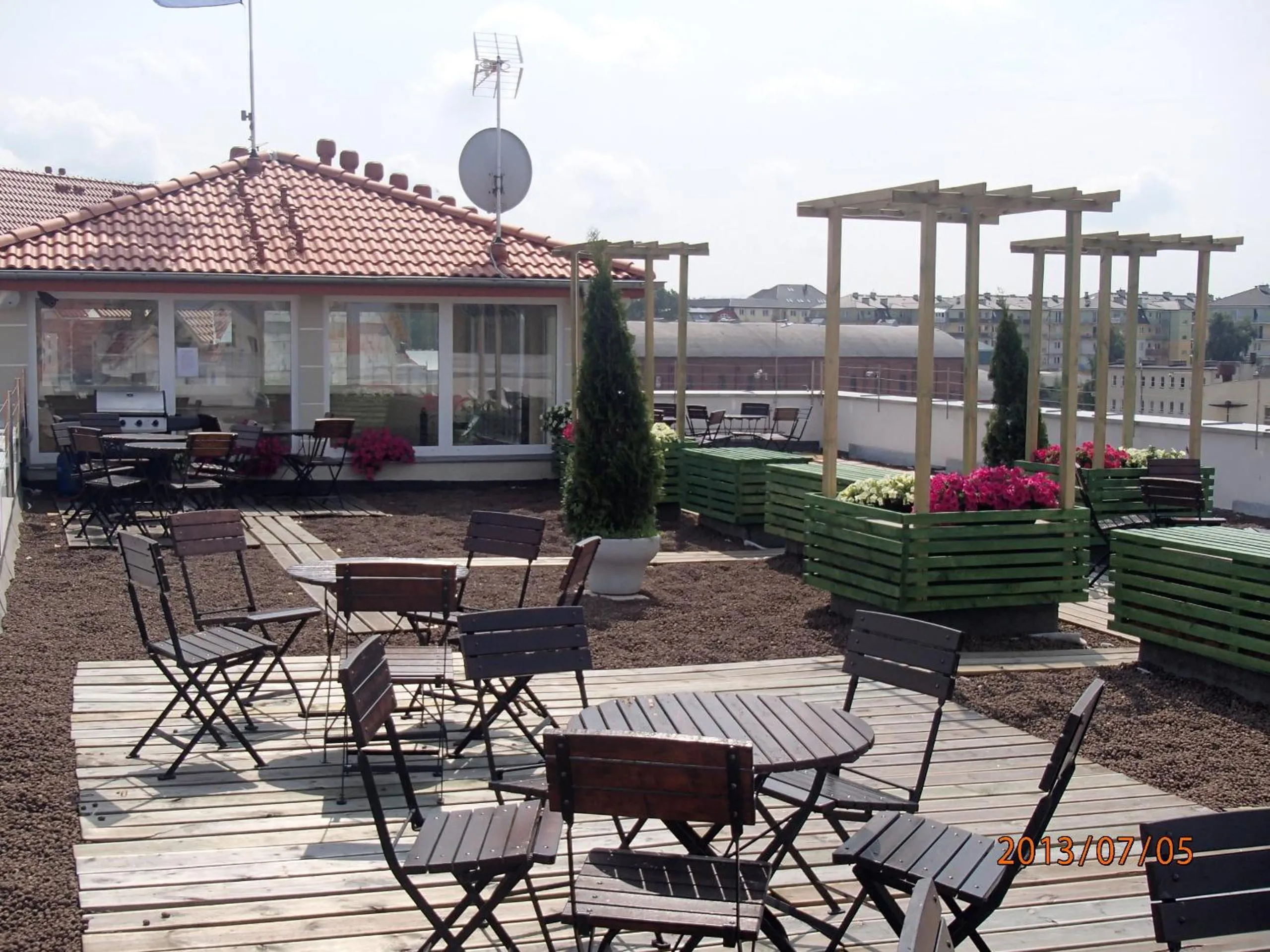 BBQ facilities in Hotel Morze