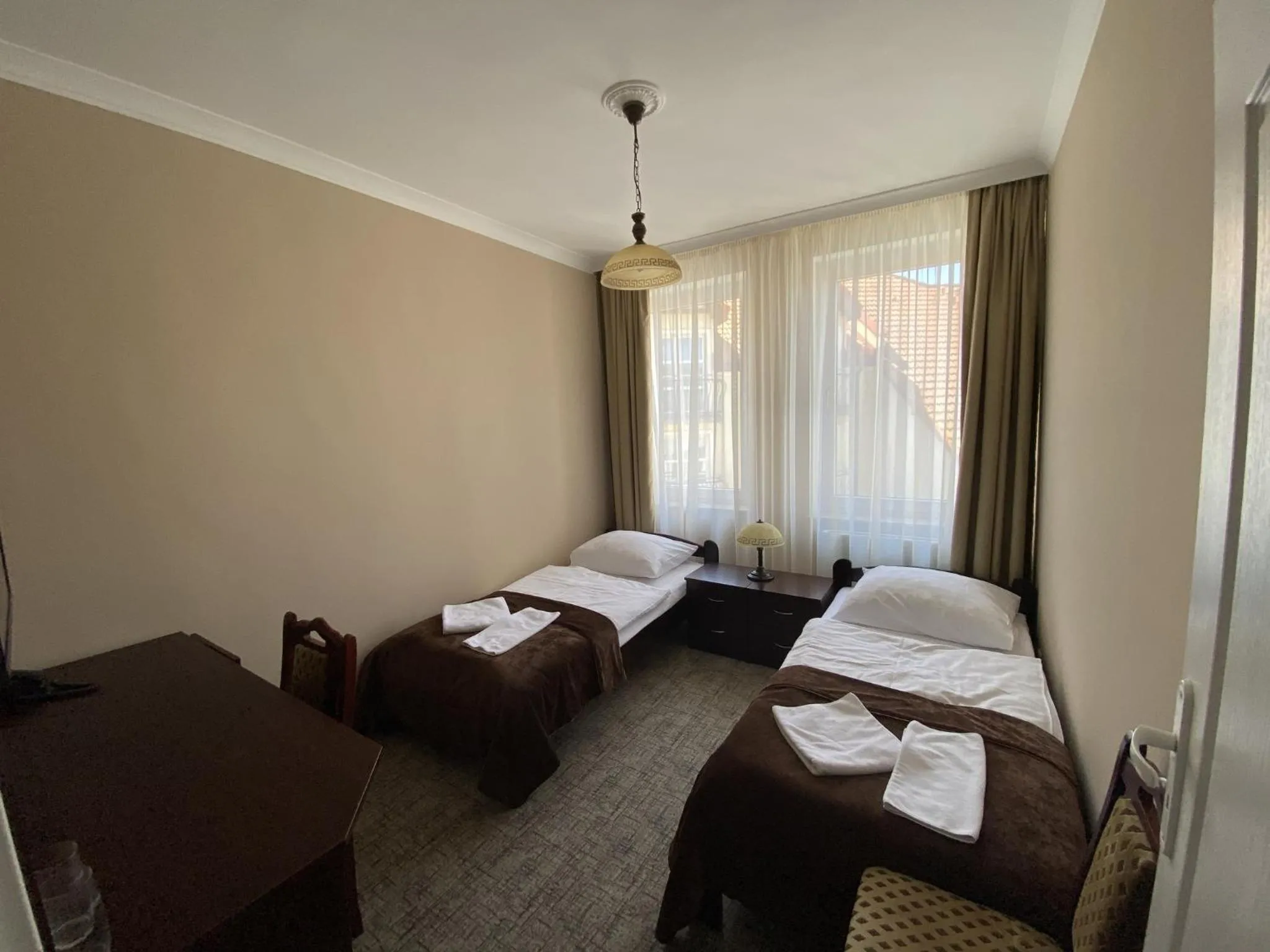 Bed in Hotel Morze