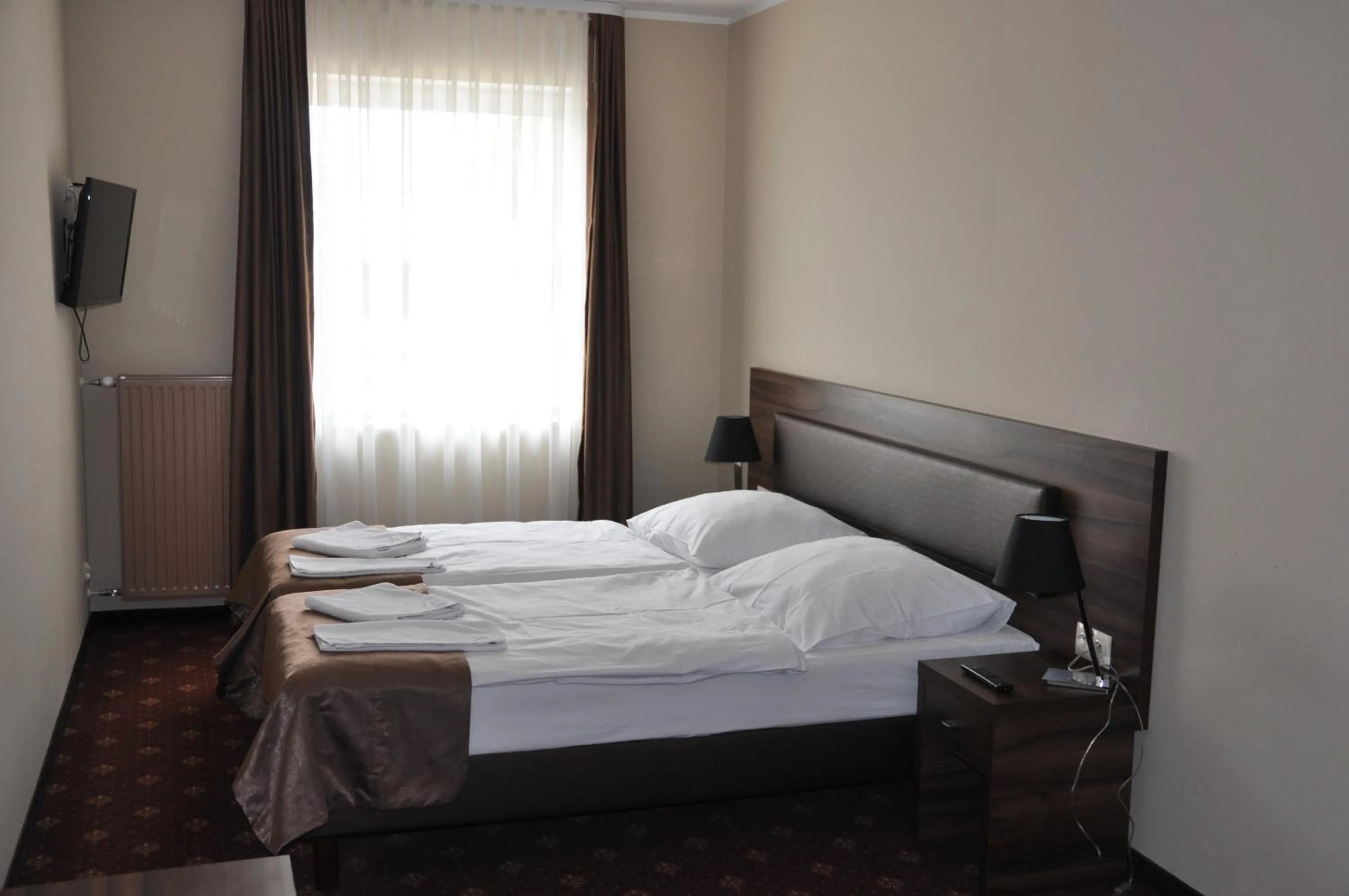 Bed in Hotel Morze