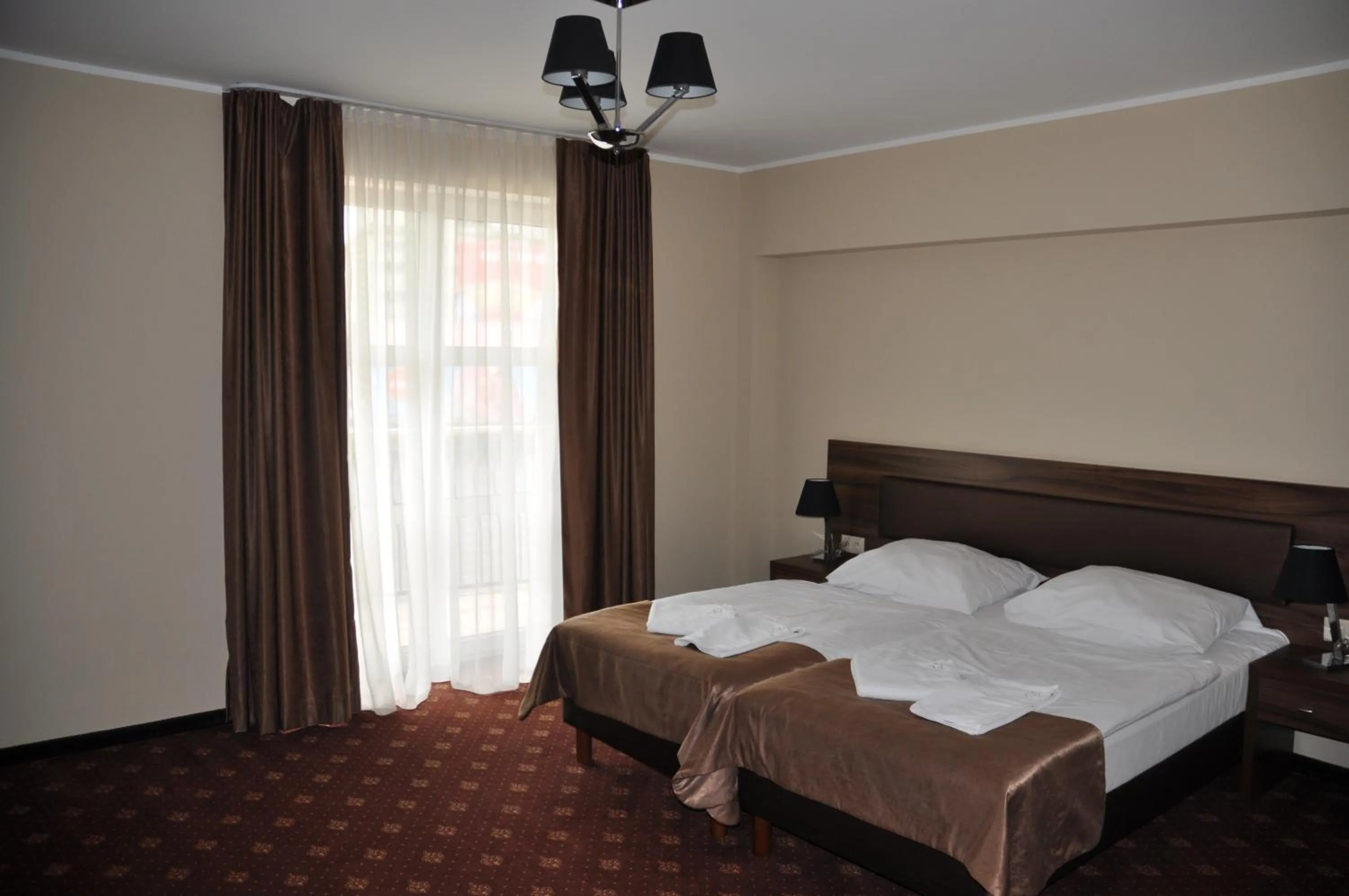 Bed in Hotel Morze