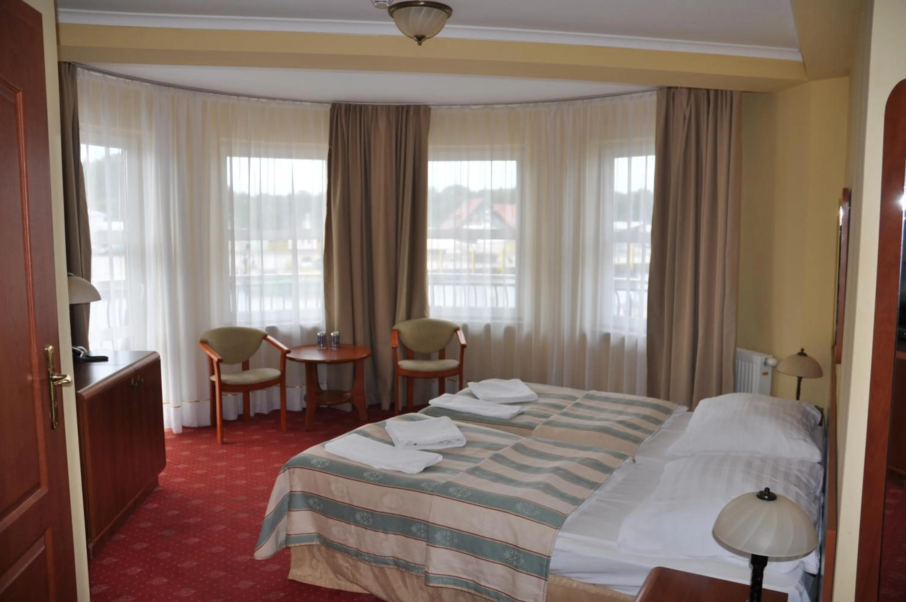 Bed in Hotel Morze
