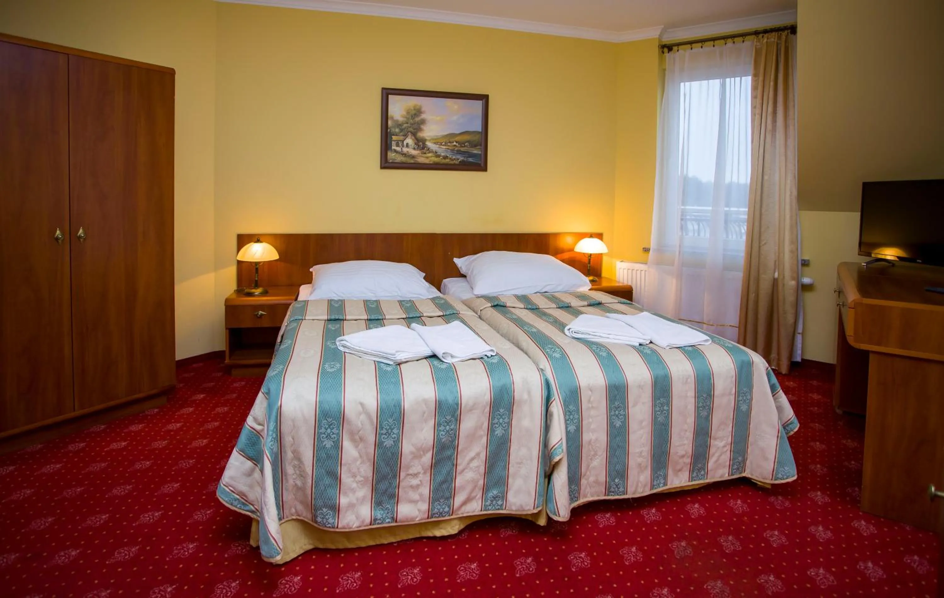 Bed in Hotel Morze