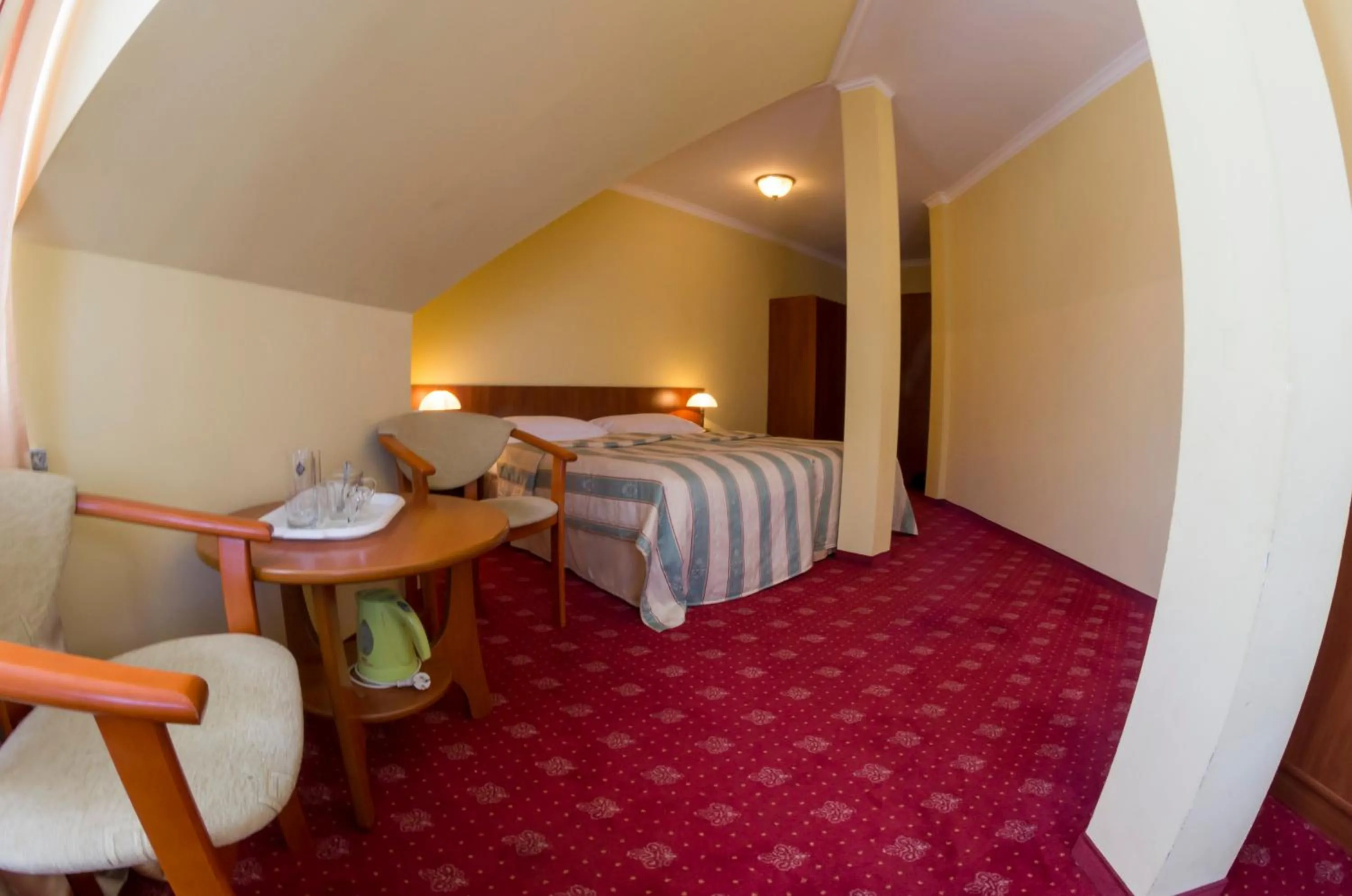 Bed in Hotel Morze