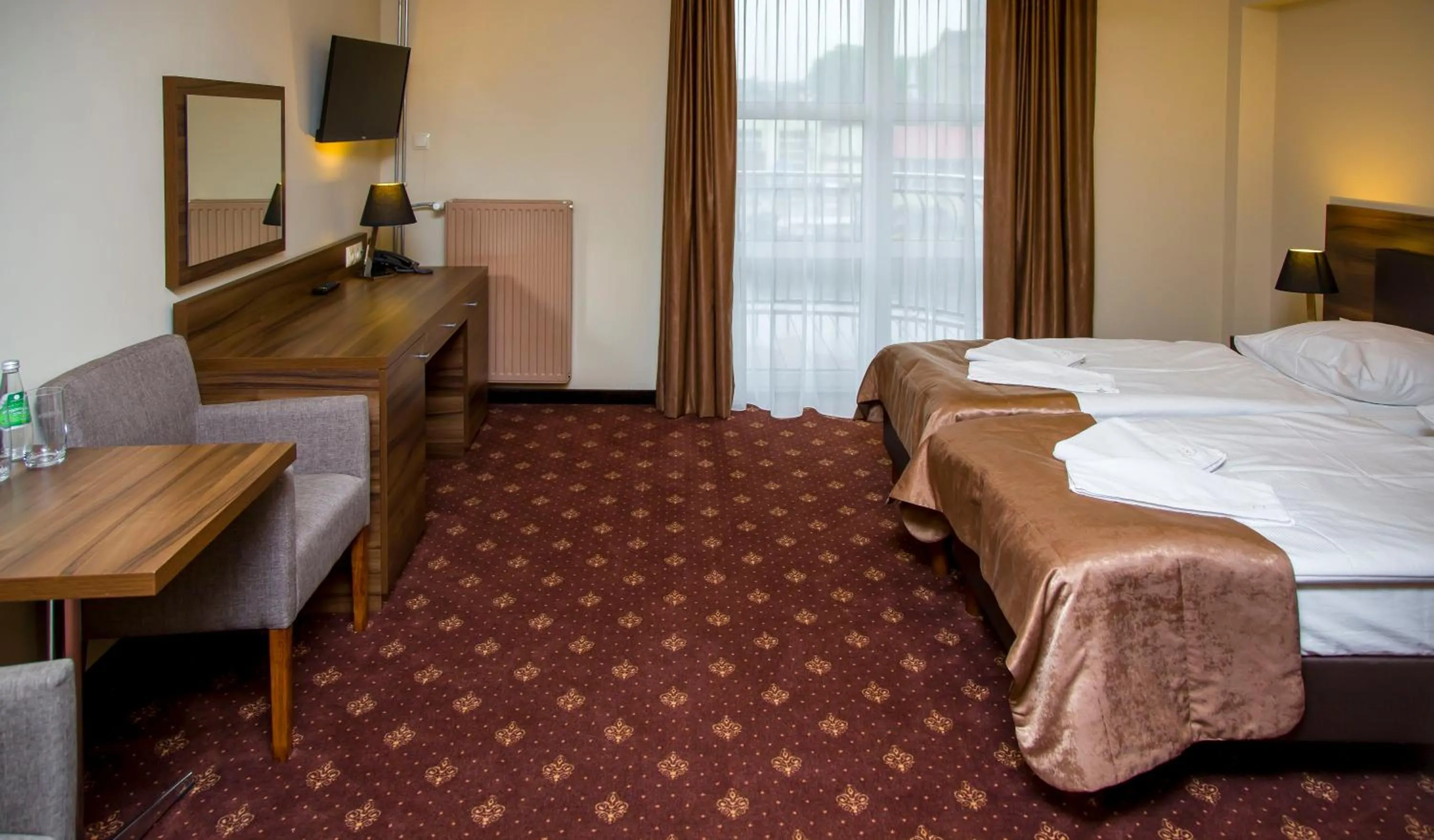 Bed in Hotel Morze