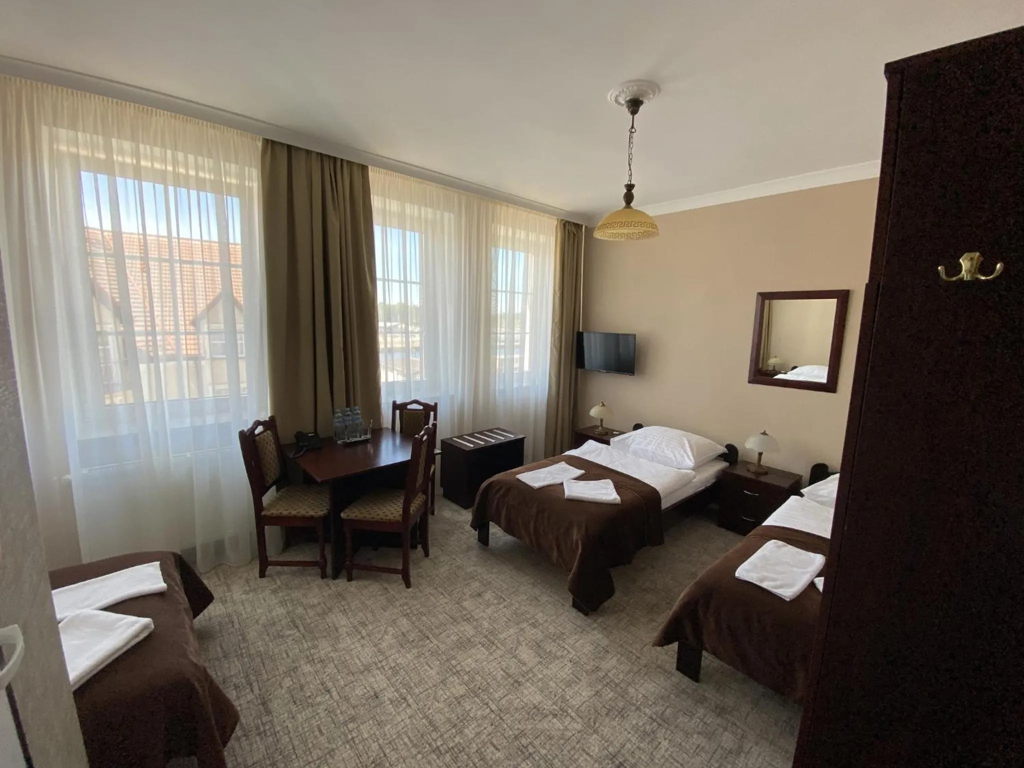 Bed in Hotel Morze