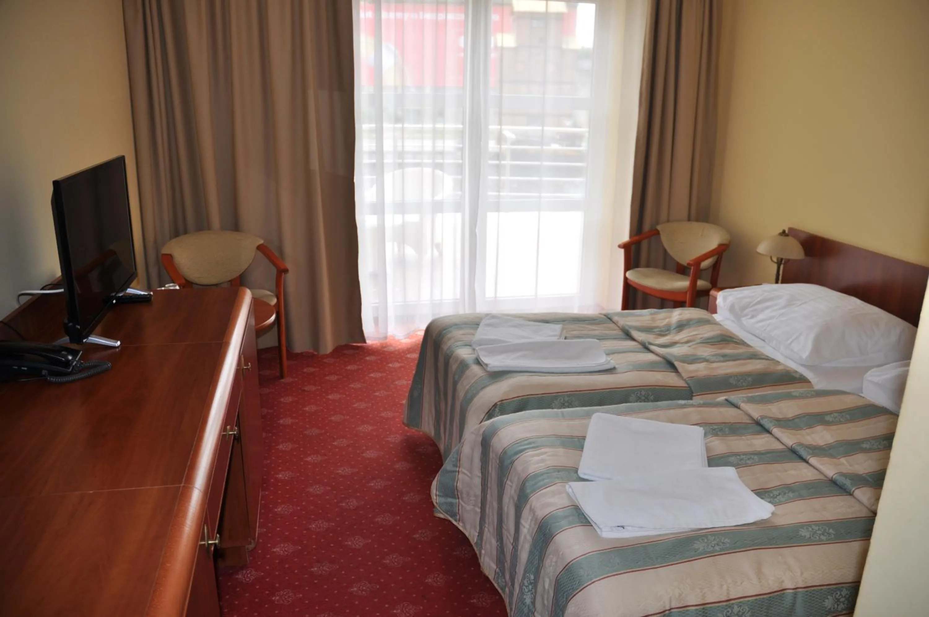 Bed in Hotel Morze
