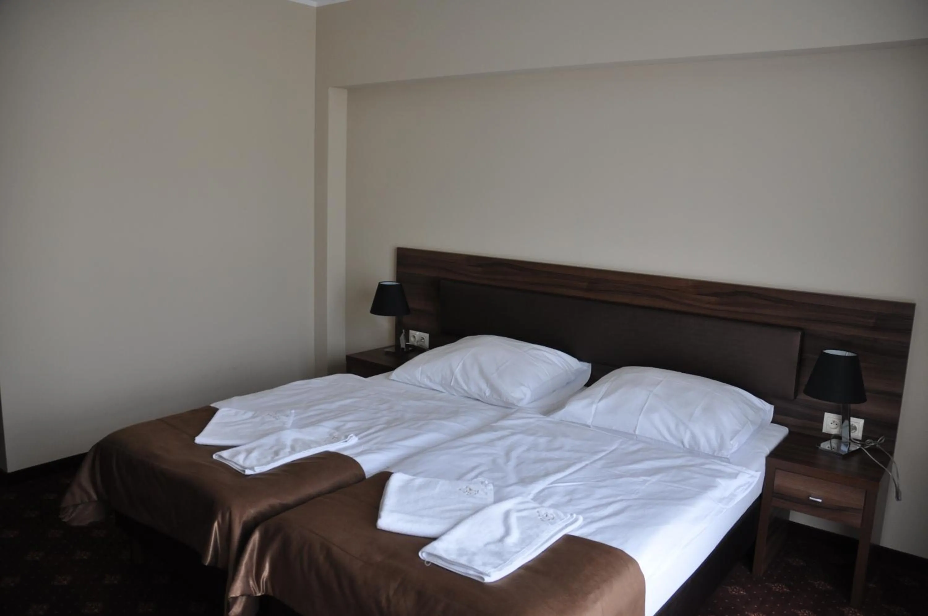 Bed in Hotel Morze