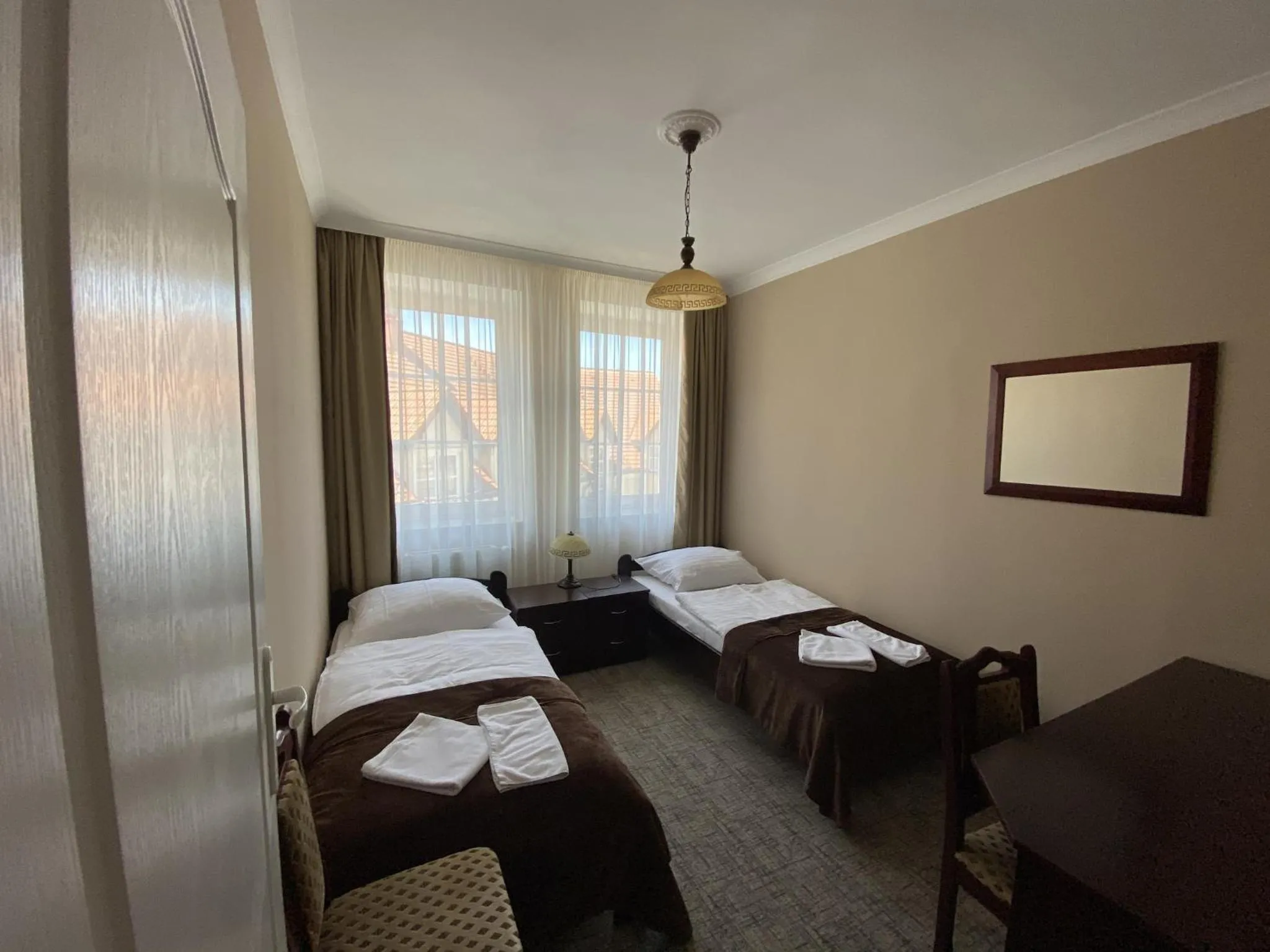 Bed in Hotel Morze