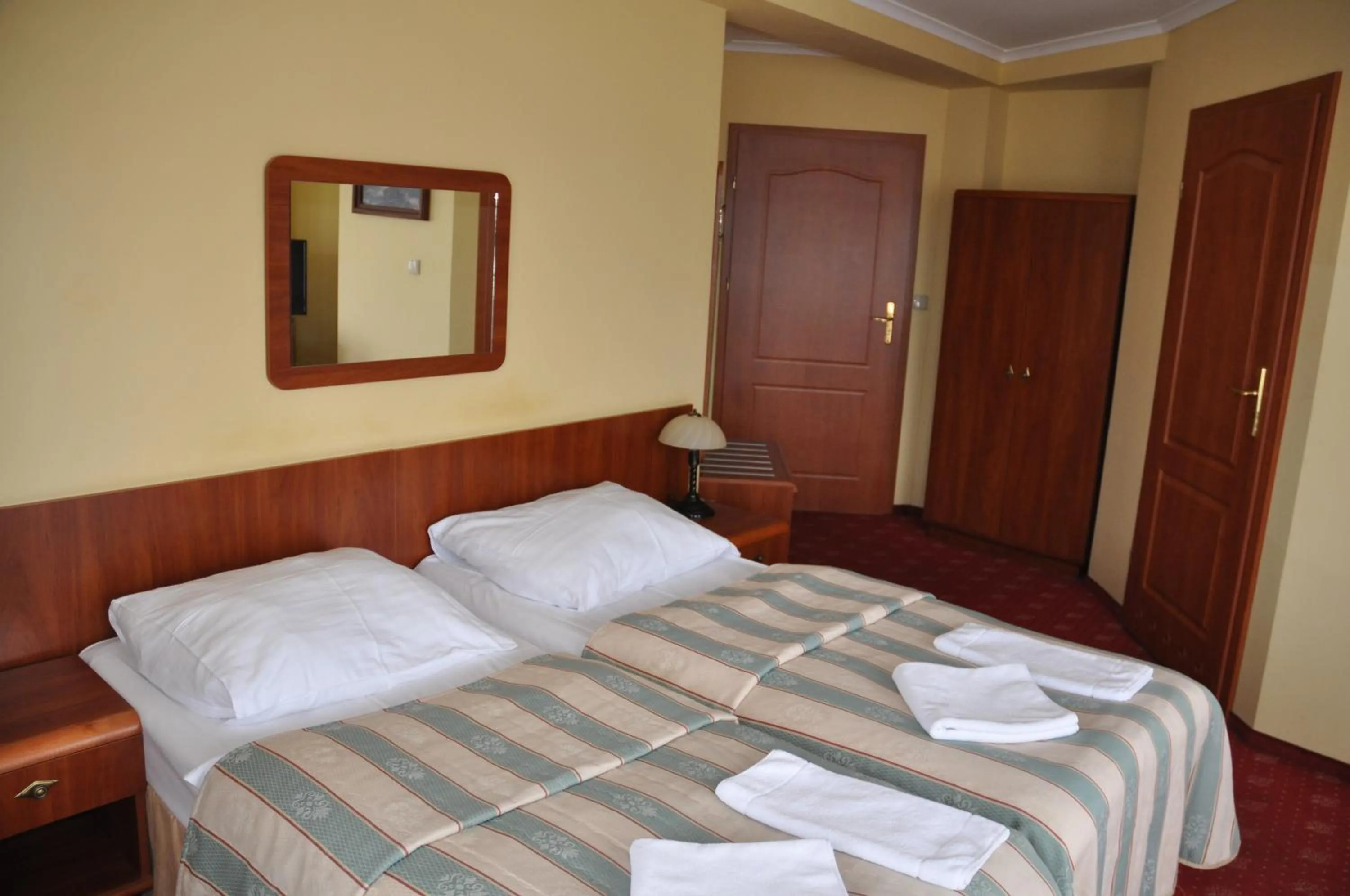 Bed in Hotel Morze