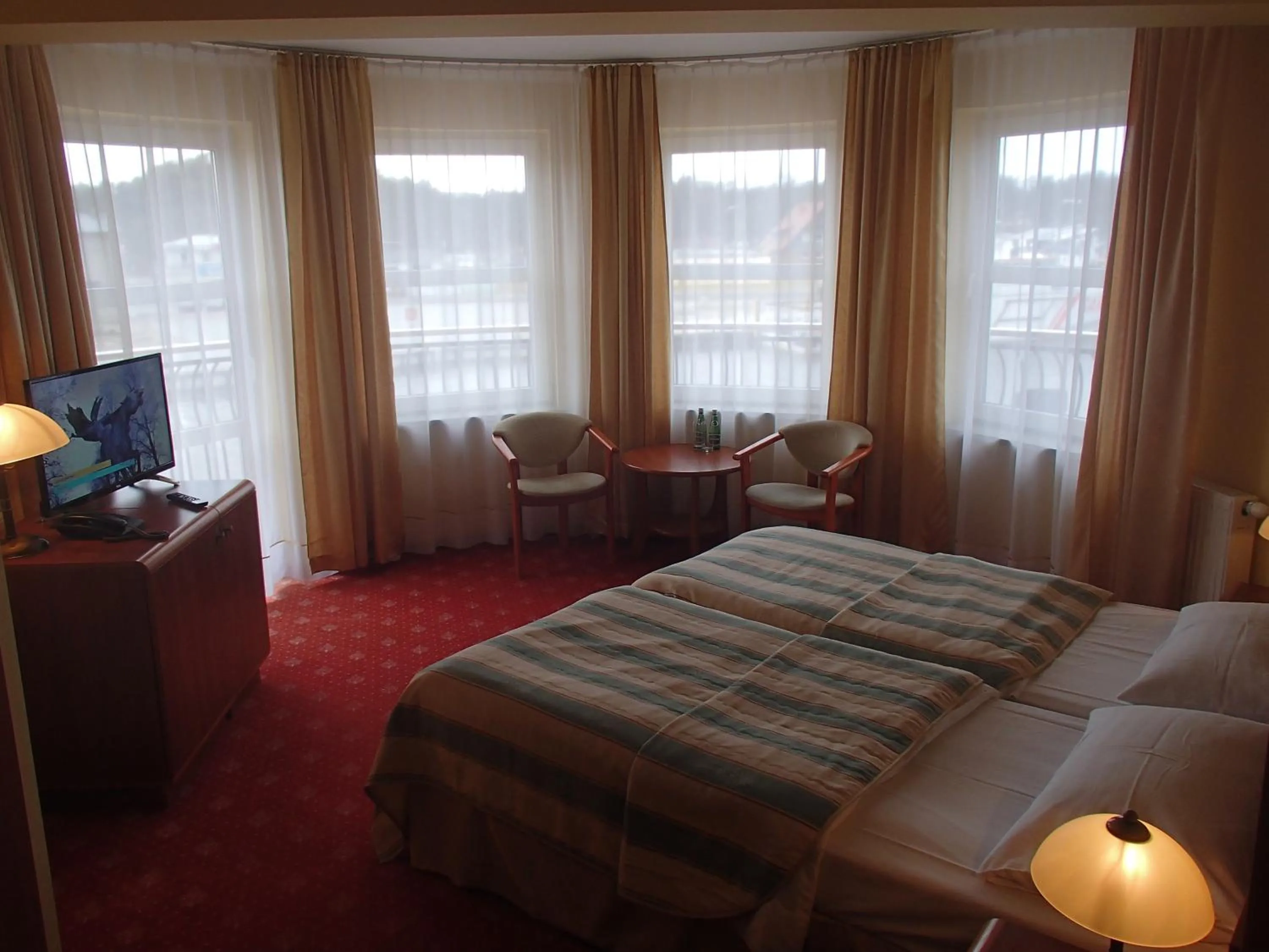 Bed in Hotel Morze