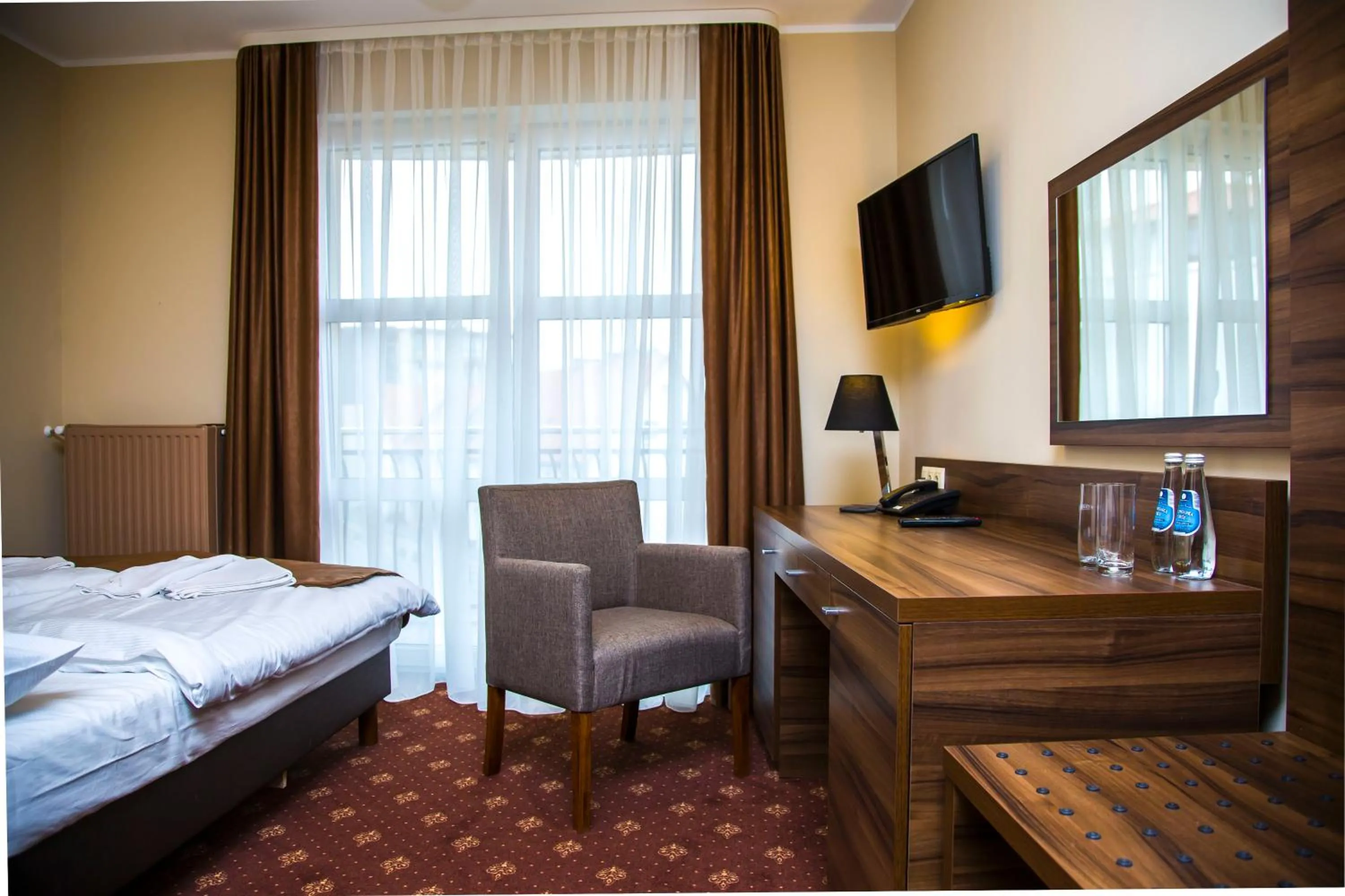 Bed in Hotel Morze