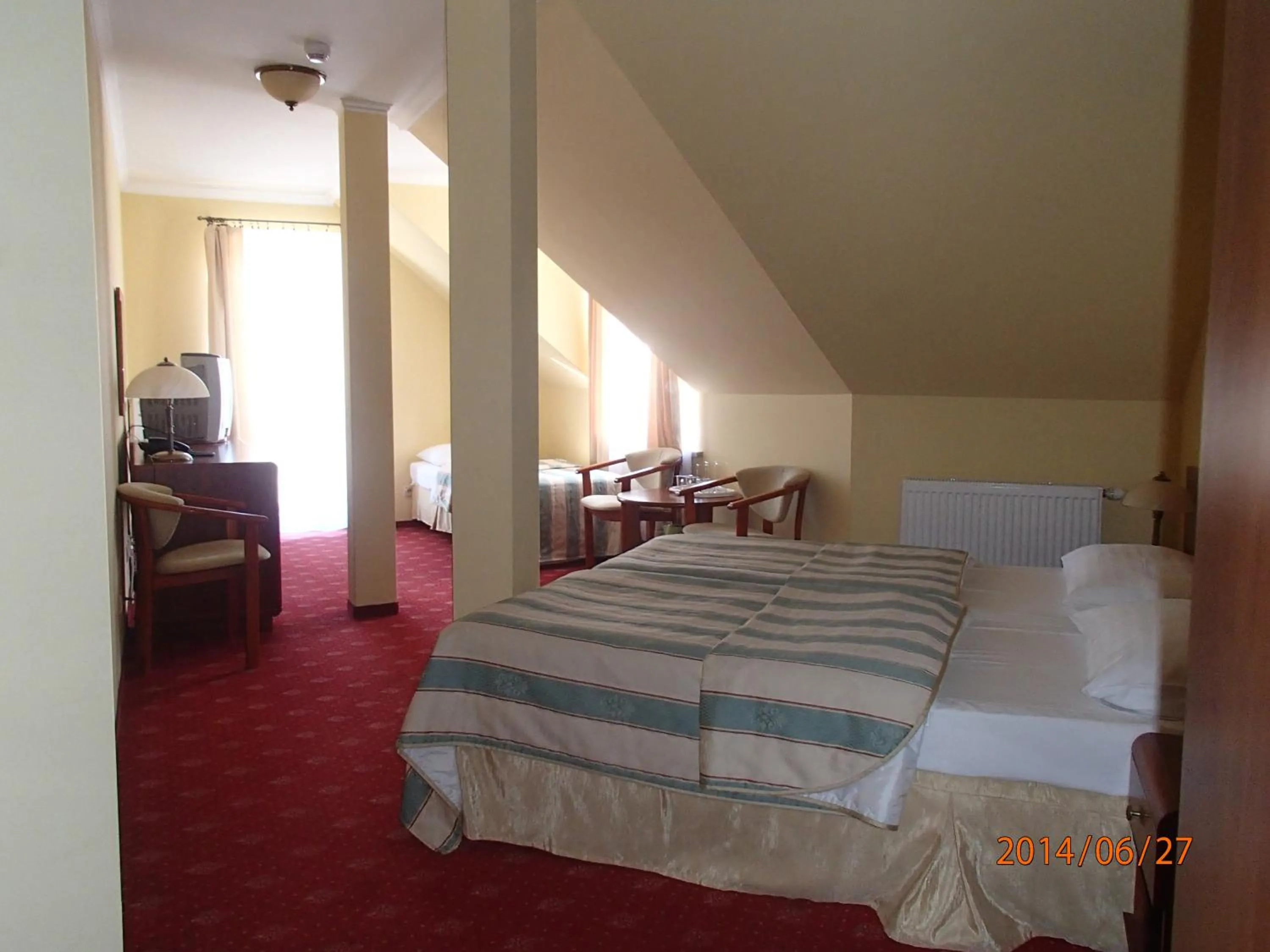 Bed in Hotel Morze